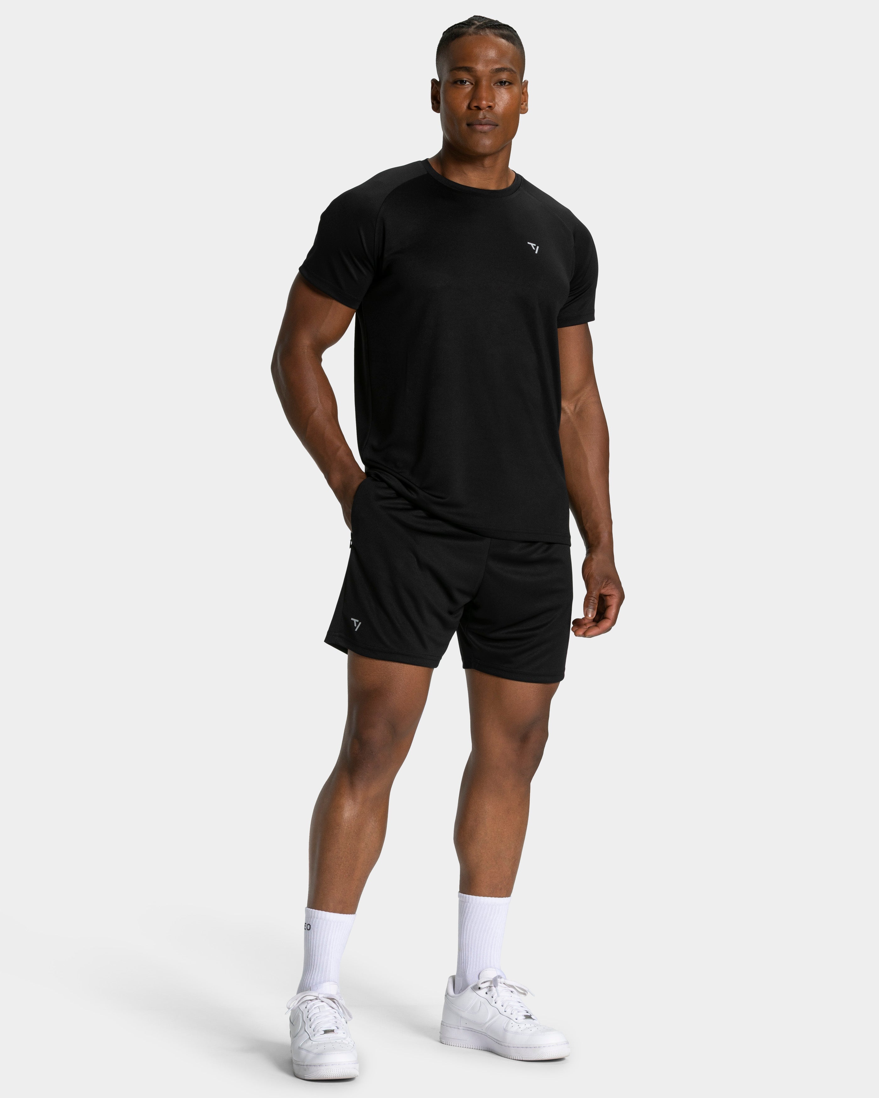 Baseline Mesh T-Shirt "Schwarz"