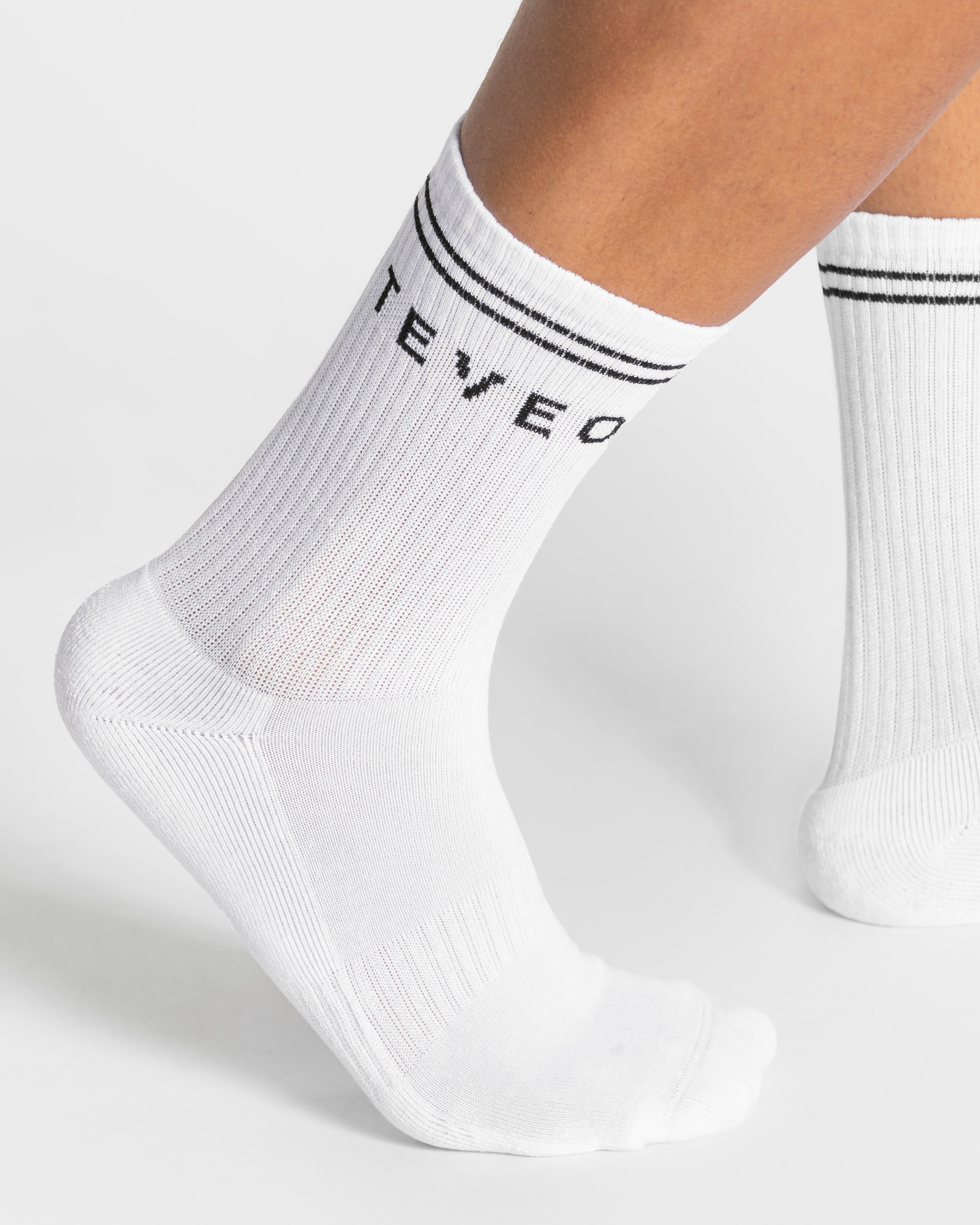 Crew Socken (2er-Pack) "Weiß"