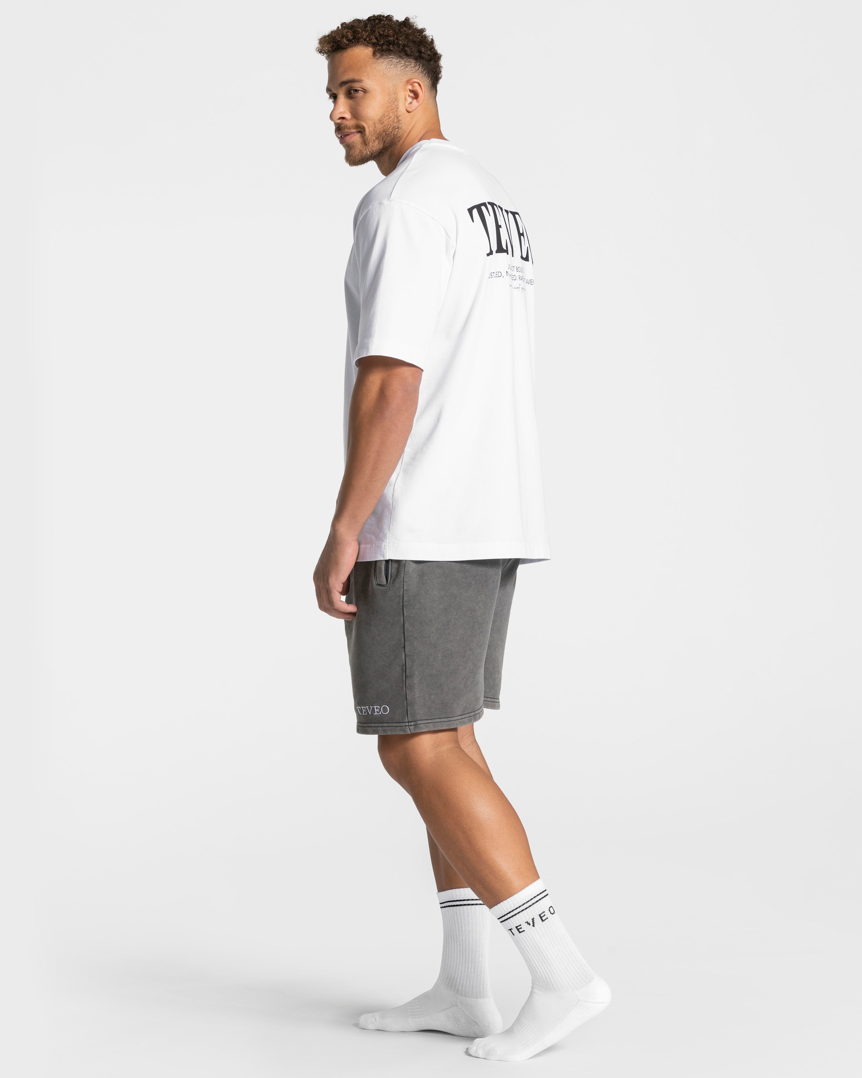 Crew Socken (2er-Pack) "Weiß"