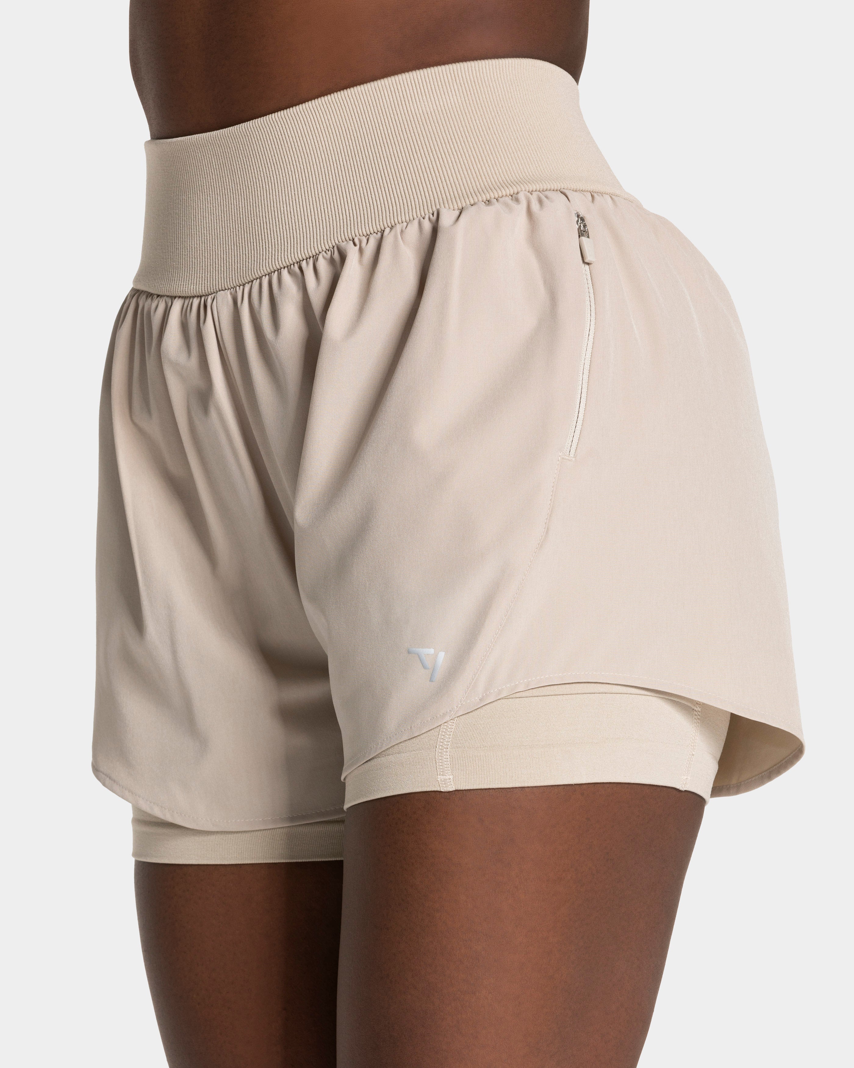 Endorphin 2in1 Shorts Women "Latte"