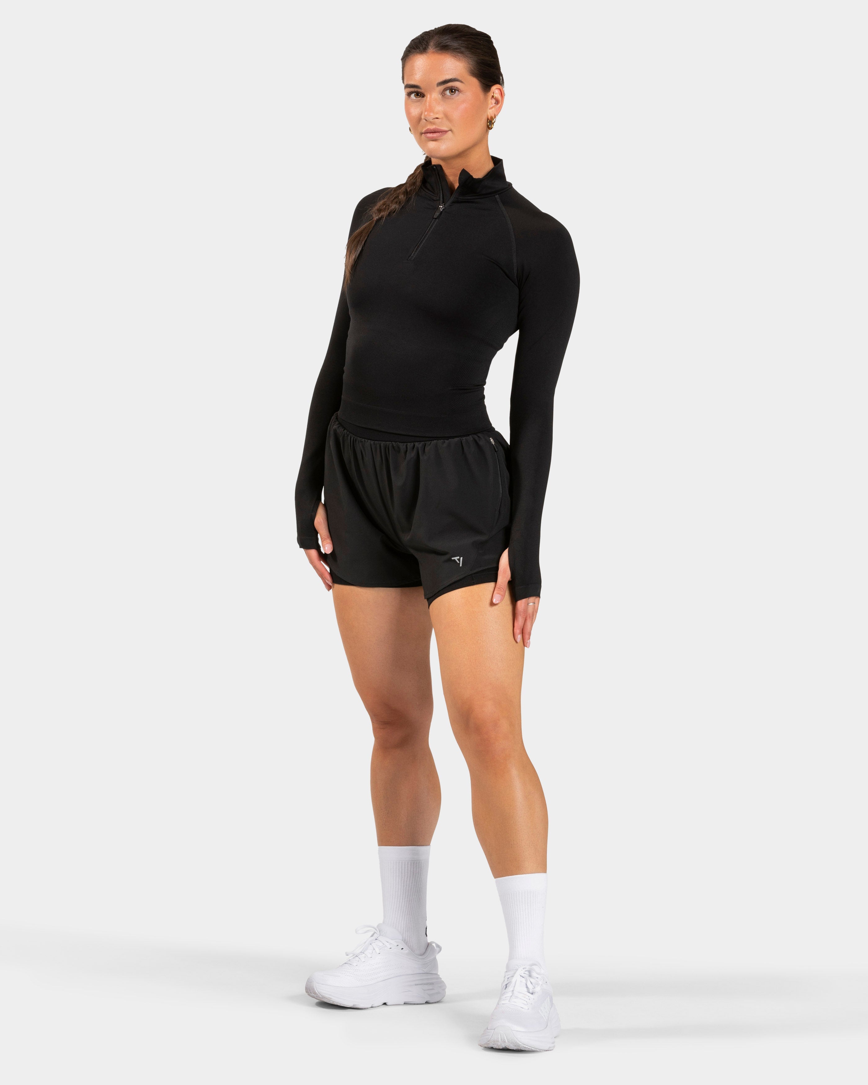 Endorphin Half Zip "Schwarz"
