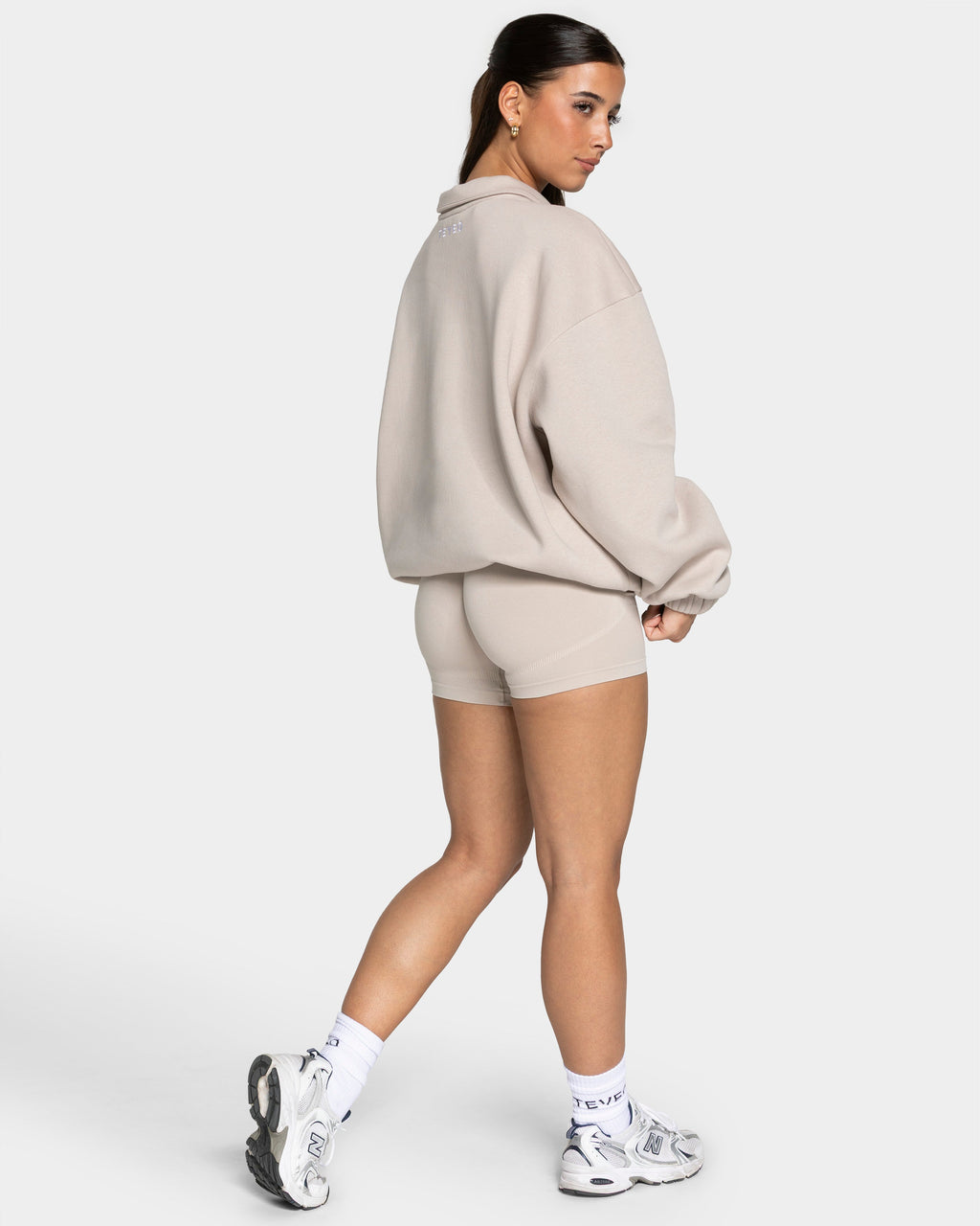 Femme Half Zip Sweater "Cream"