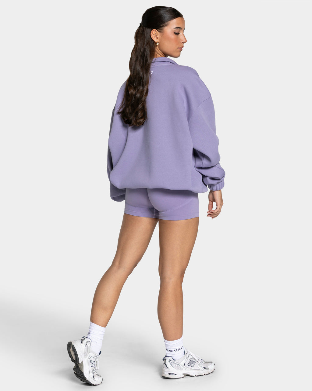 Femme Half Zip Sweater "Lavendel"