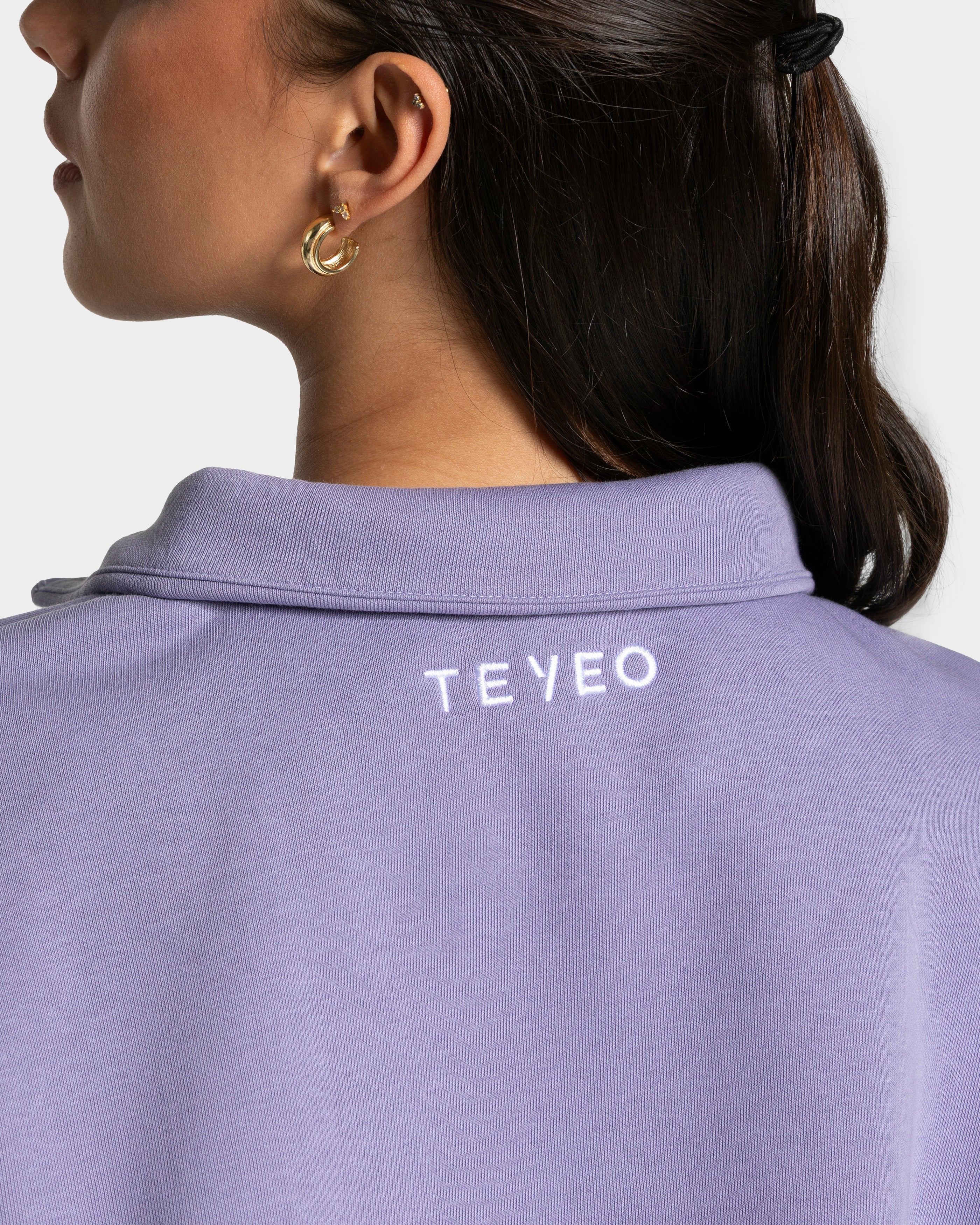 Femme Half Zip Sweater "Lavendel"