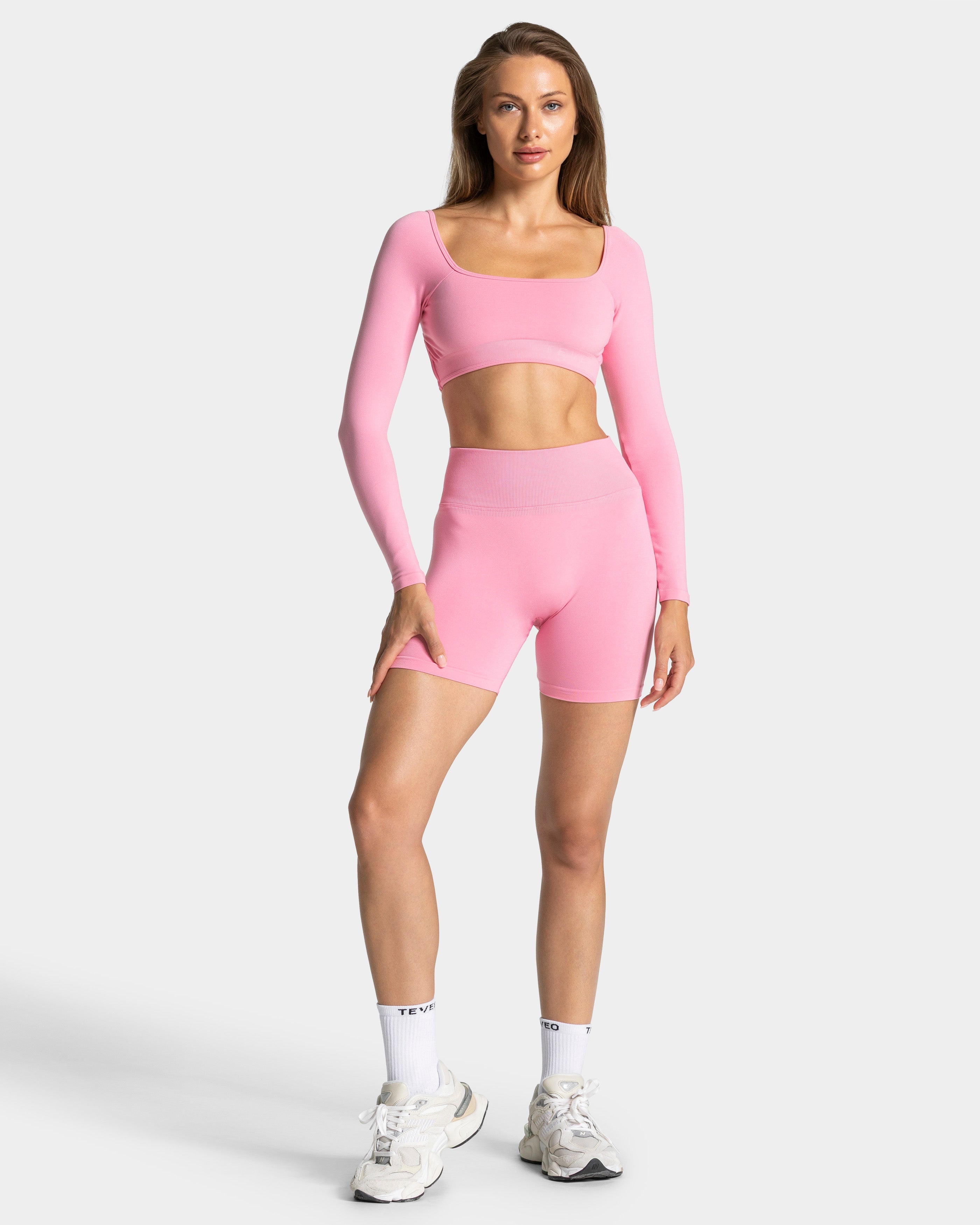 Femme Sculpt Scrunch Shorts "Pink"