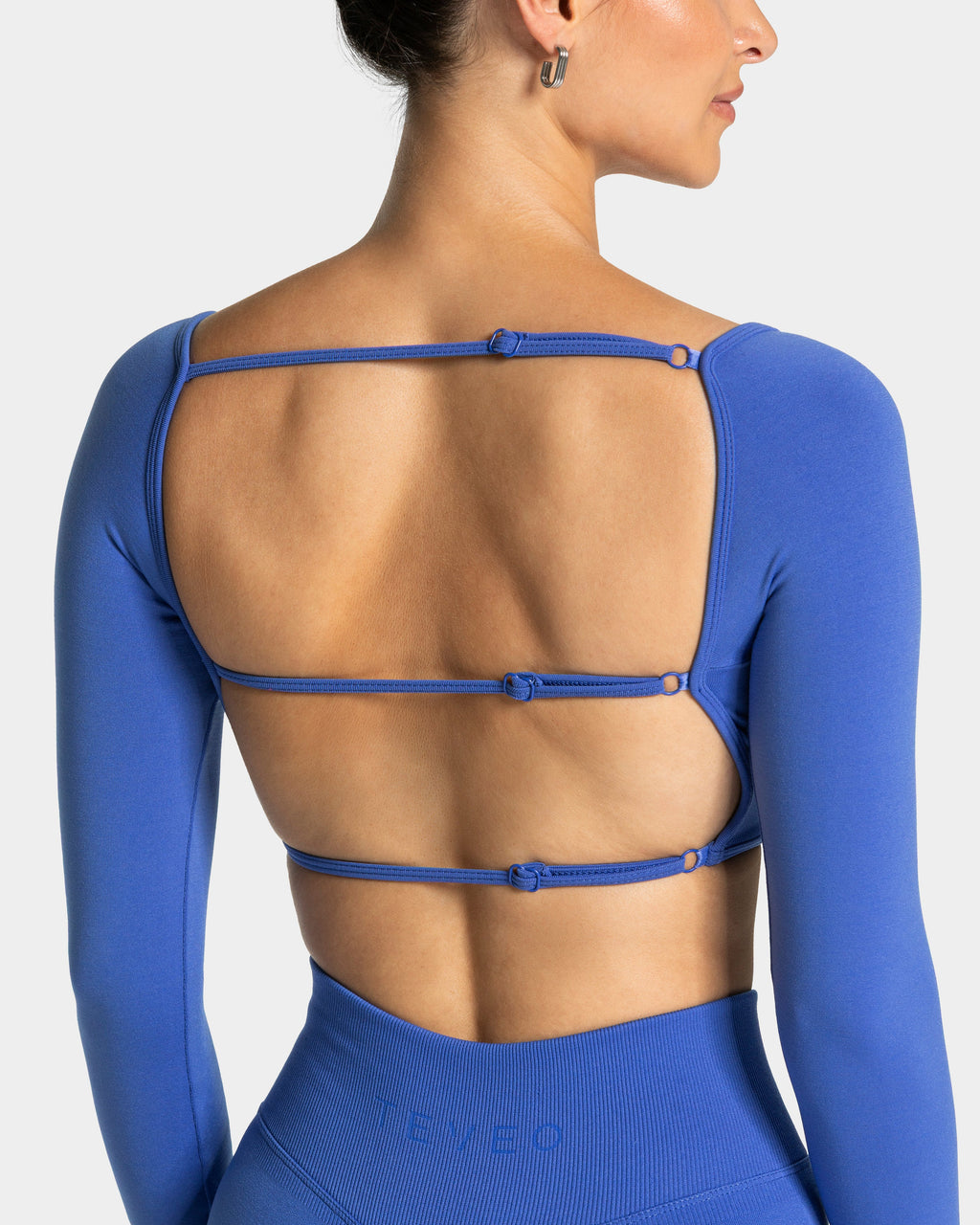 Femme Backless Longsleeve "Royalblau"