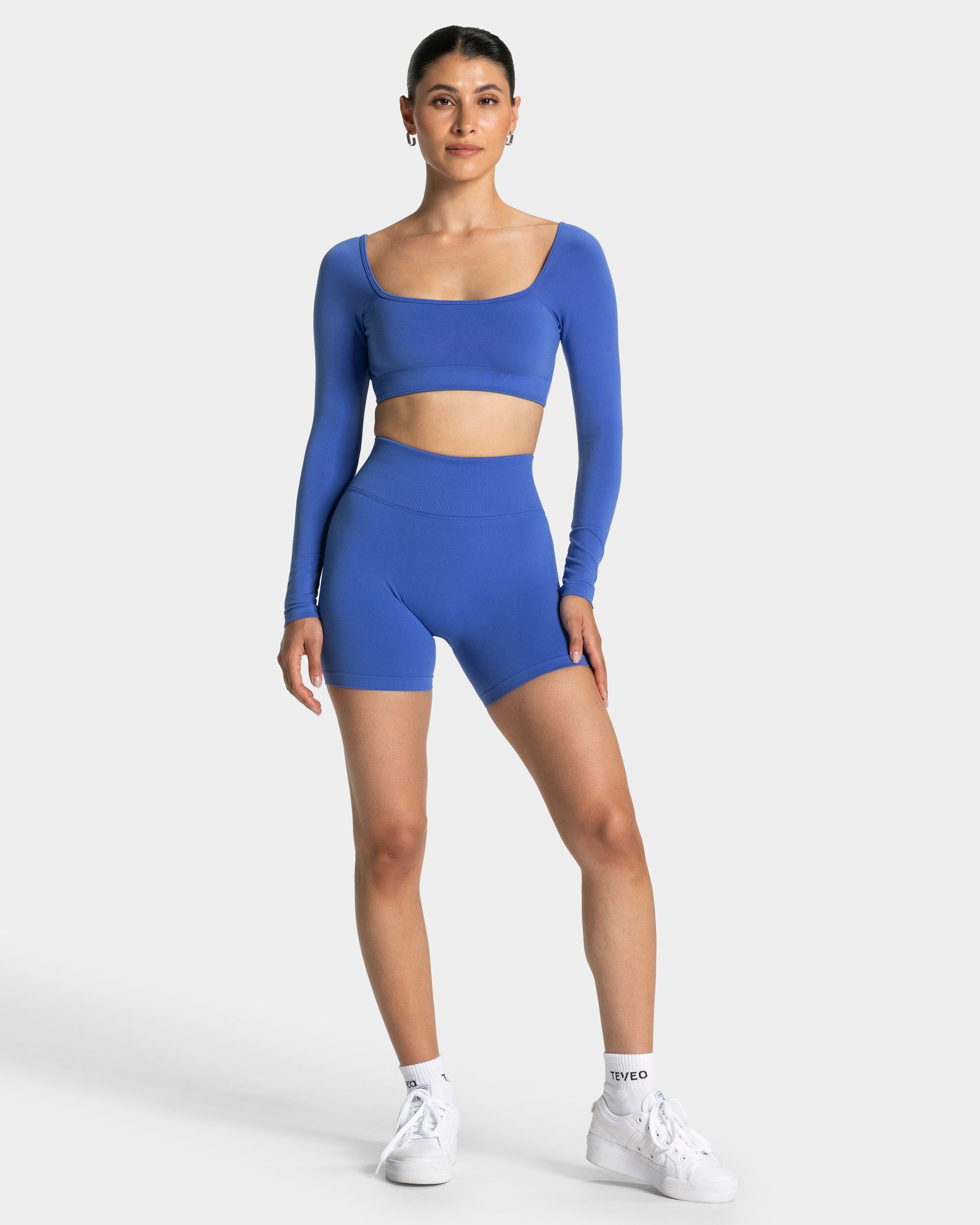 Femme Sculpt Scrunch Shorts "Royalblau"