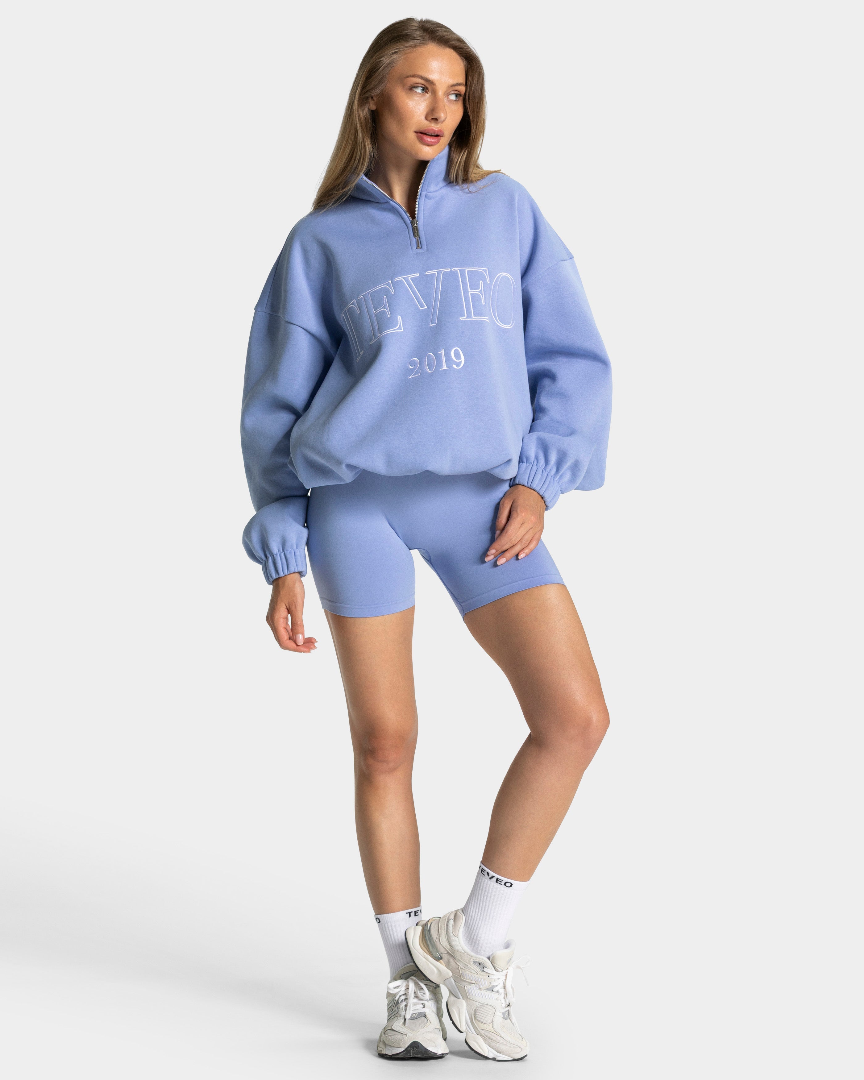 Femme Half Zip Sweater "Frozen"