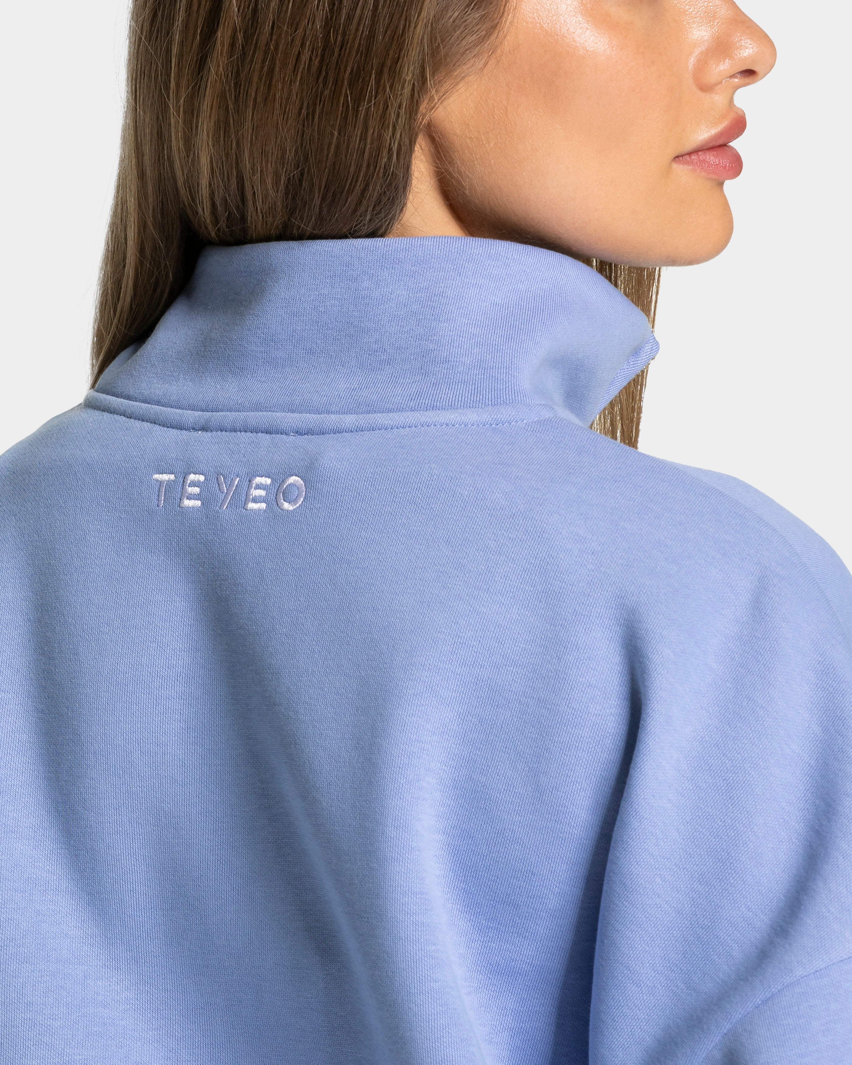 Femme Half Zip Sweater "Frozen"