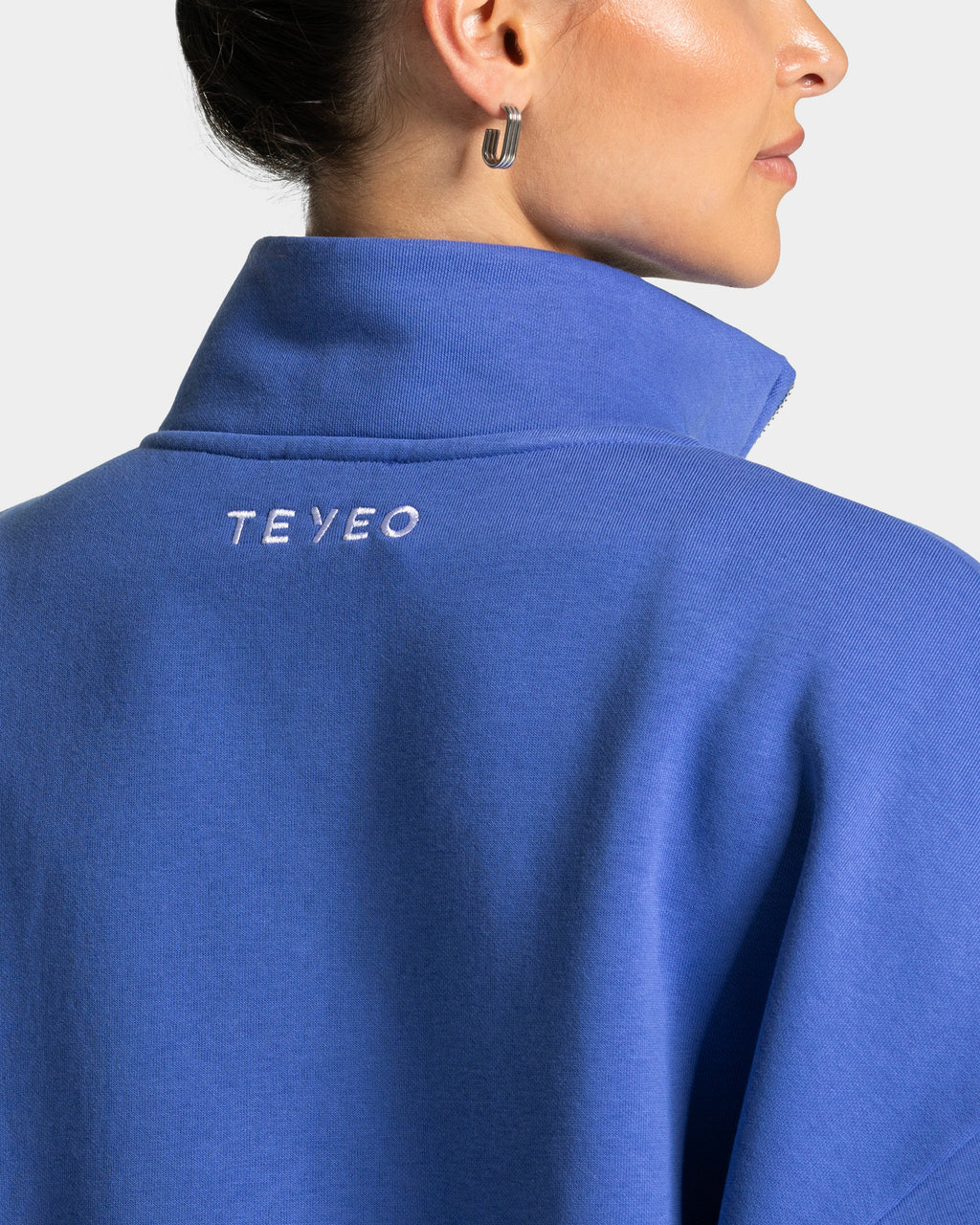 Femme Half Zip Sweater "Royalblau"