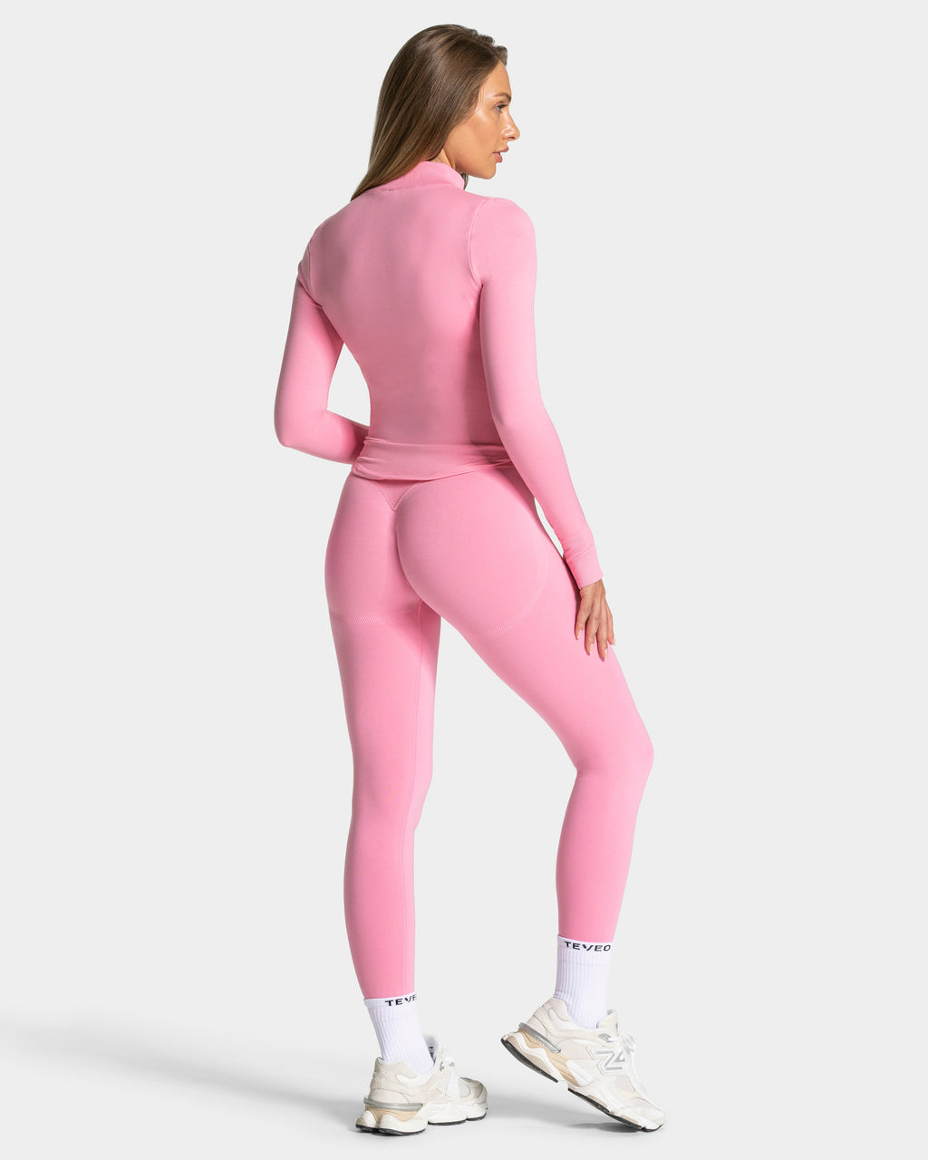 Femme Shaping Zip Jacke "Pink"