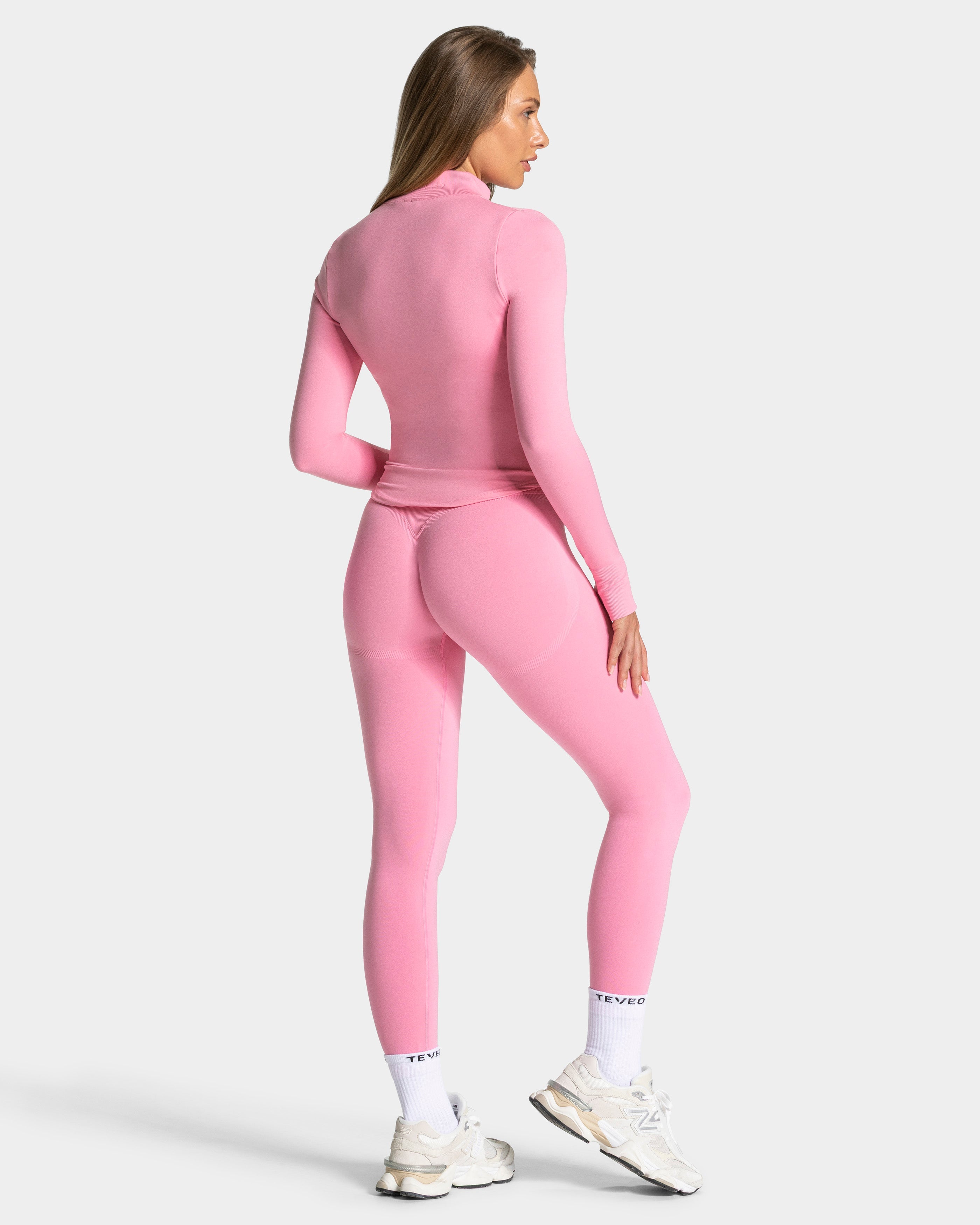 Femme Shaping Zip Jacke "Pink"