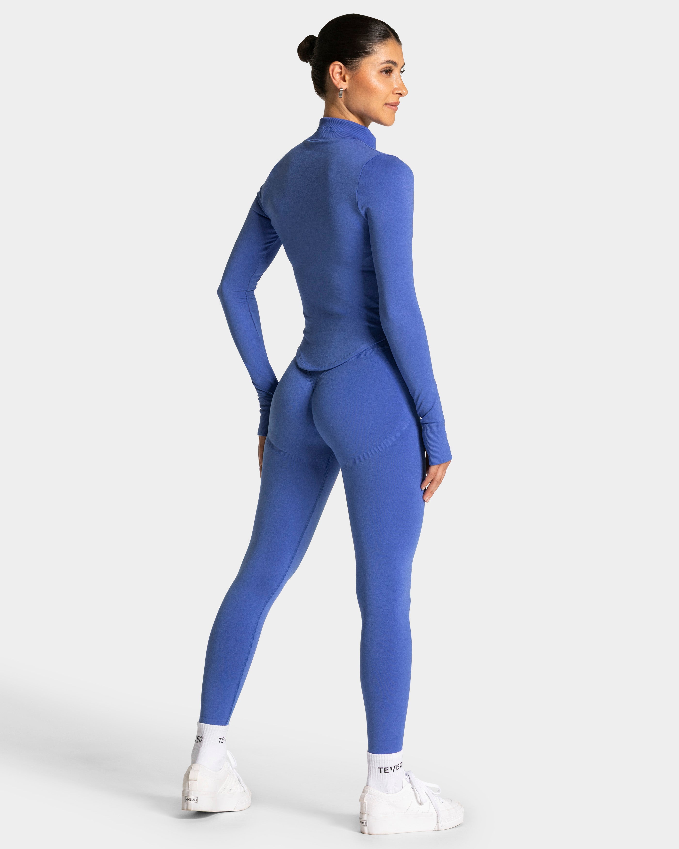 Femme Shaping Zip Jacke "Royalblau"