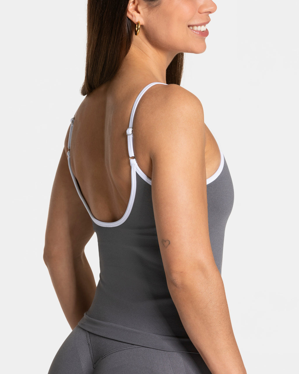 Contrastline Cami Top  "Graphit"