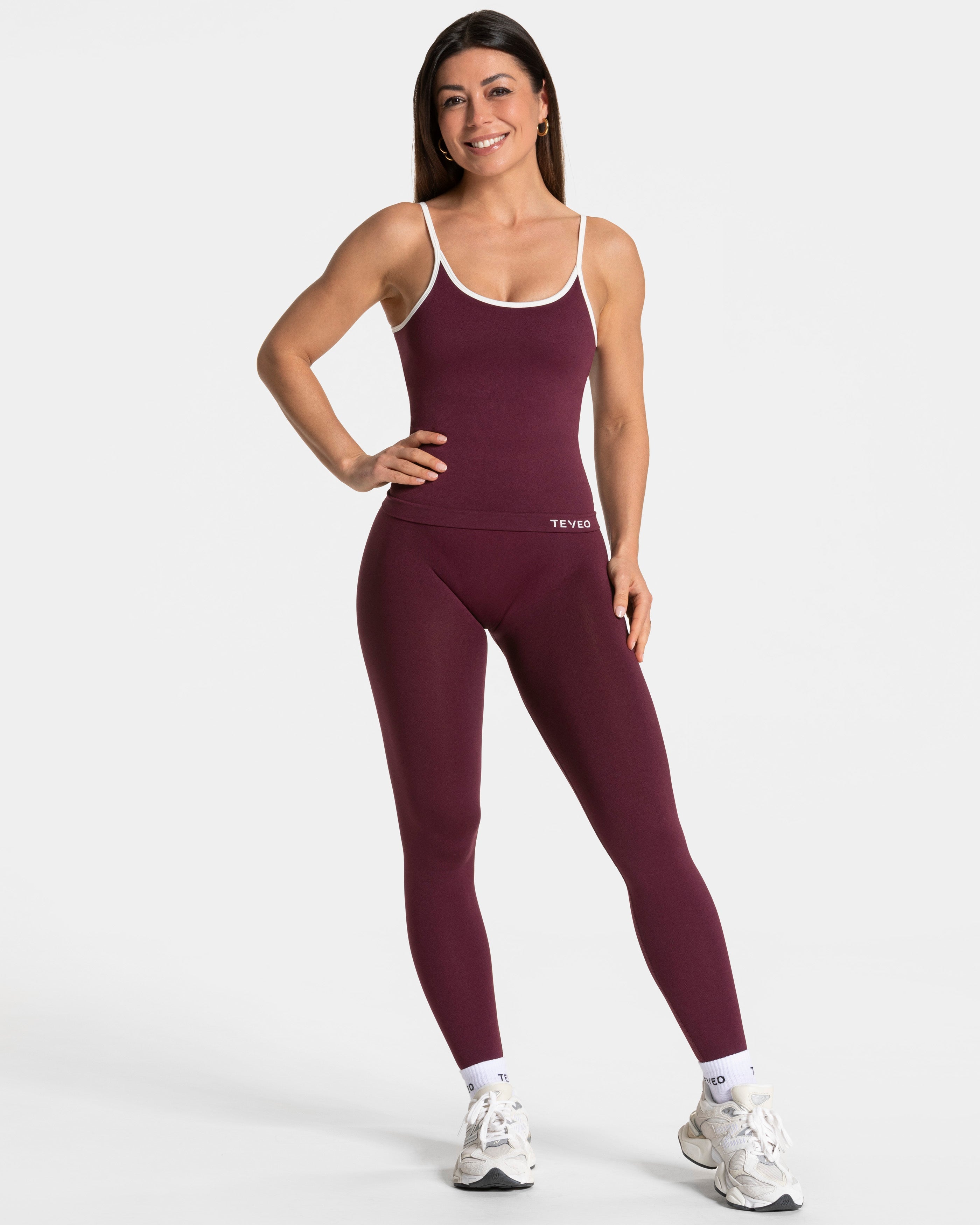 Contrastline Cami Top  "Pflaume"