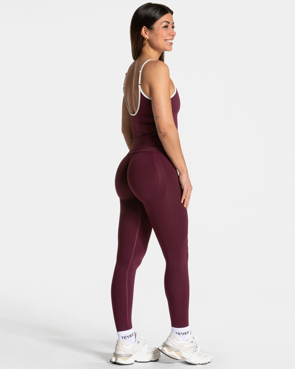 Contrastline Cami Top  "Pflaume"