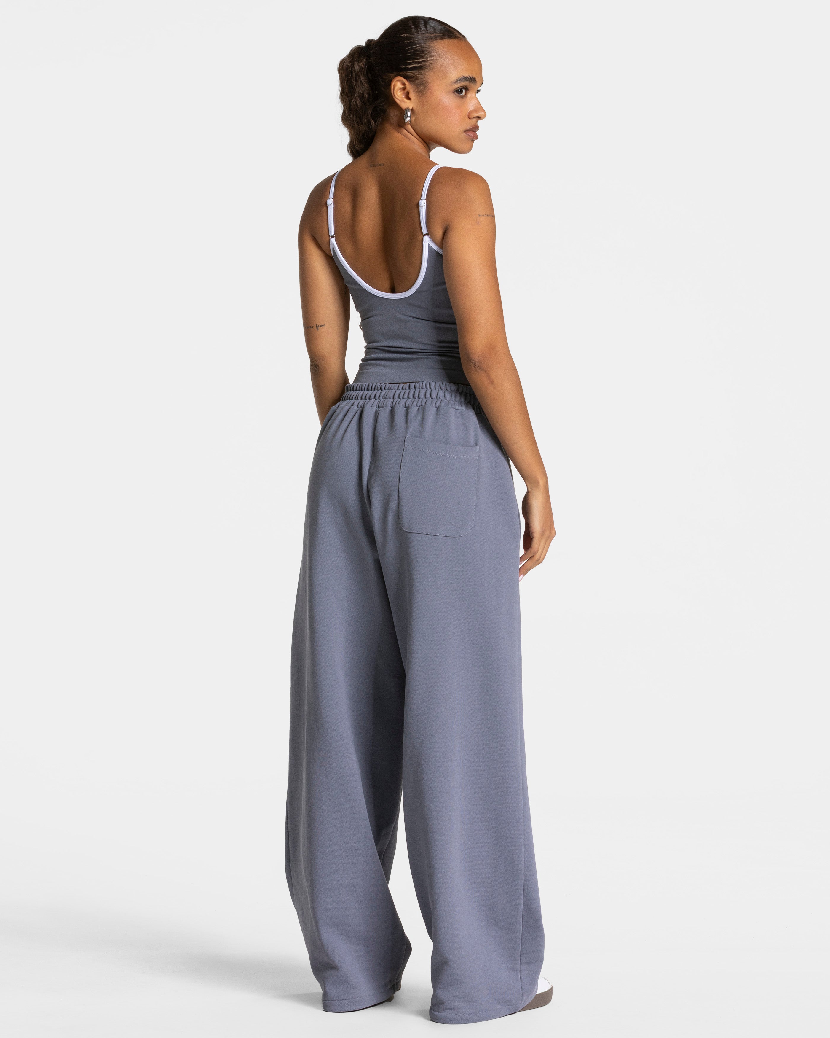 Contrastline Cami Top  "Eisgrau"