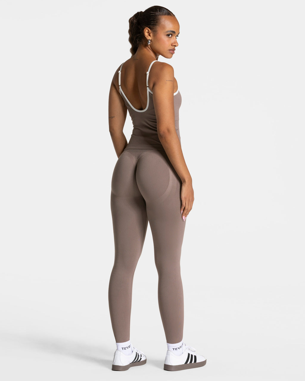 Contrastline Cami Top  "Mokka"