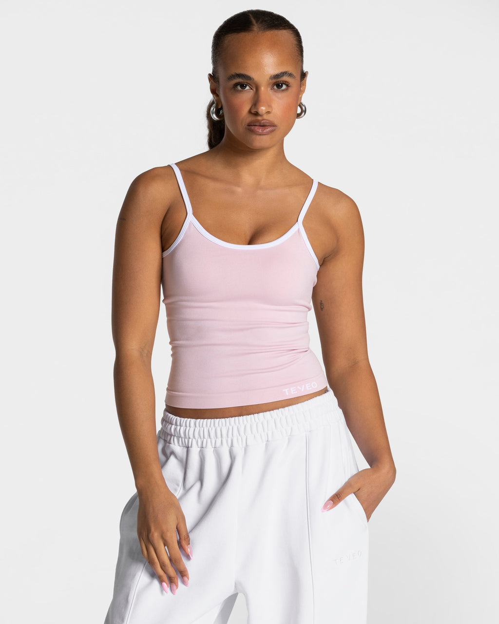 Contrastline Cami Top  "Rosa"