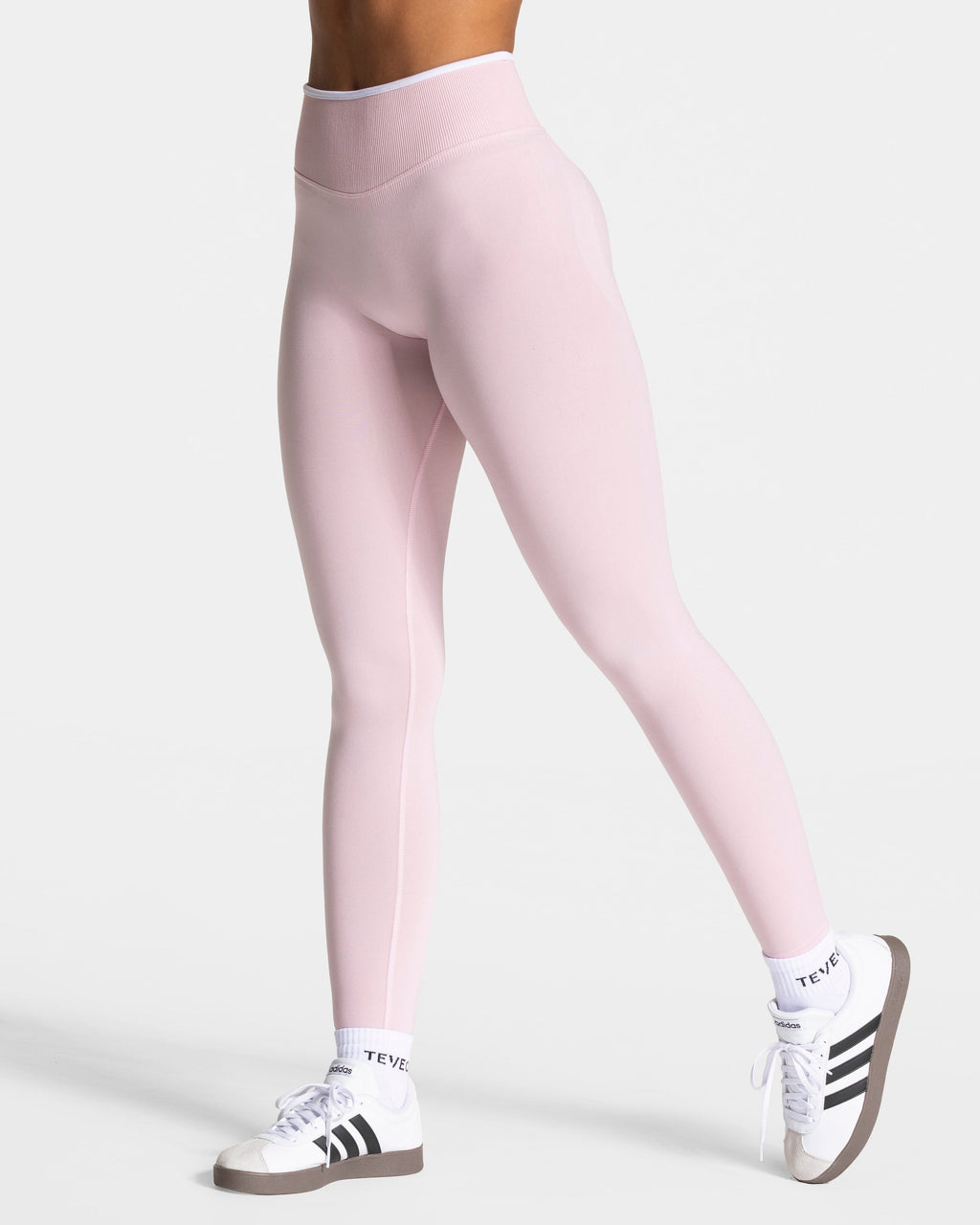 Contrastline Sculpt Scrunch Leggings "Rosa"