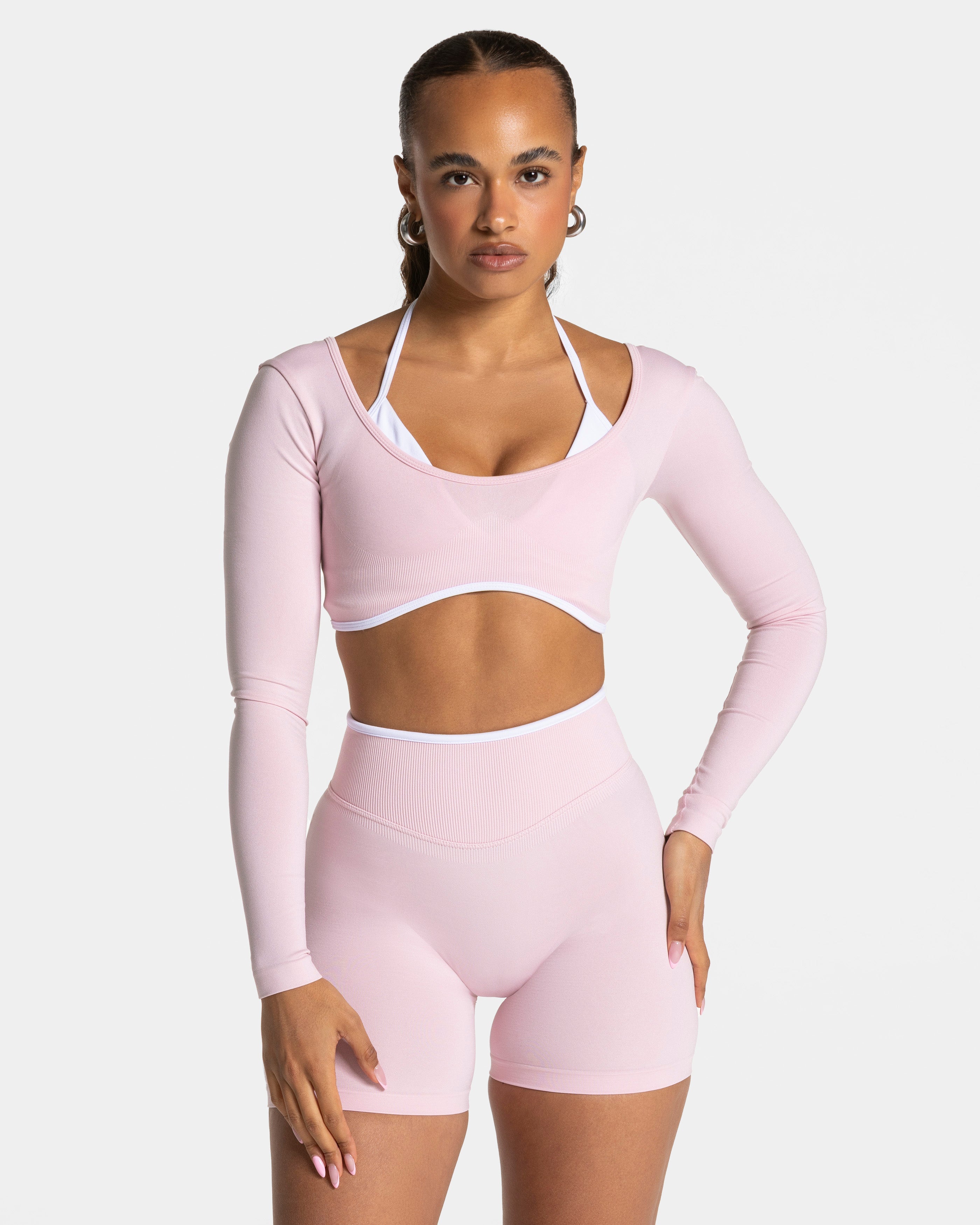 Contrastline Longsleeve  "Rosa"