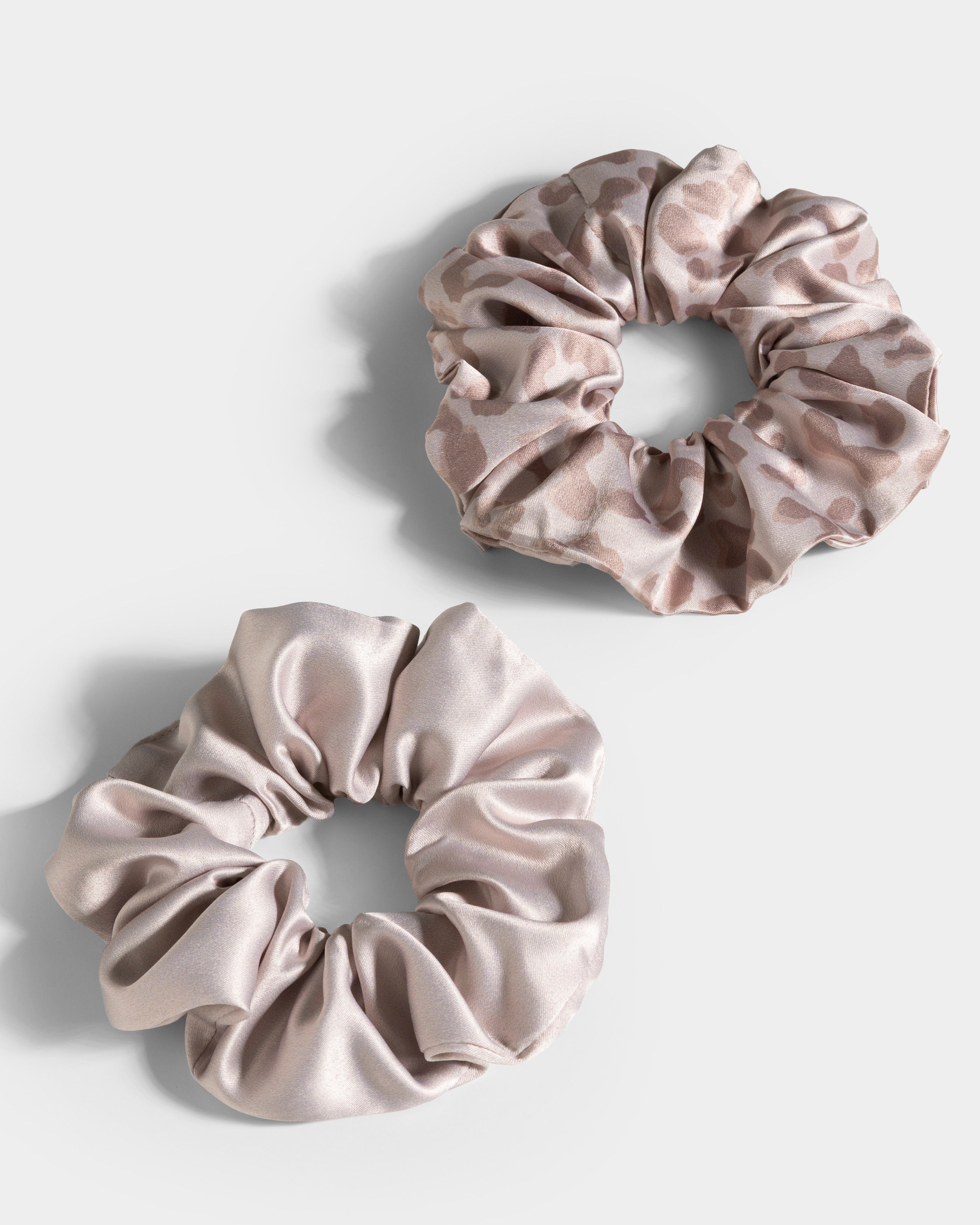 Contrastline Scrunchies (2er-Pack) "Leo - Cream"