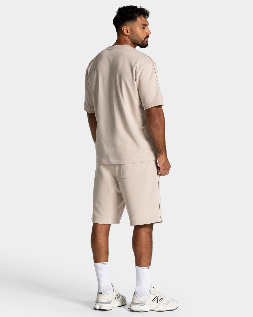 Contrastline Oversized T-Shirt "Cream"