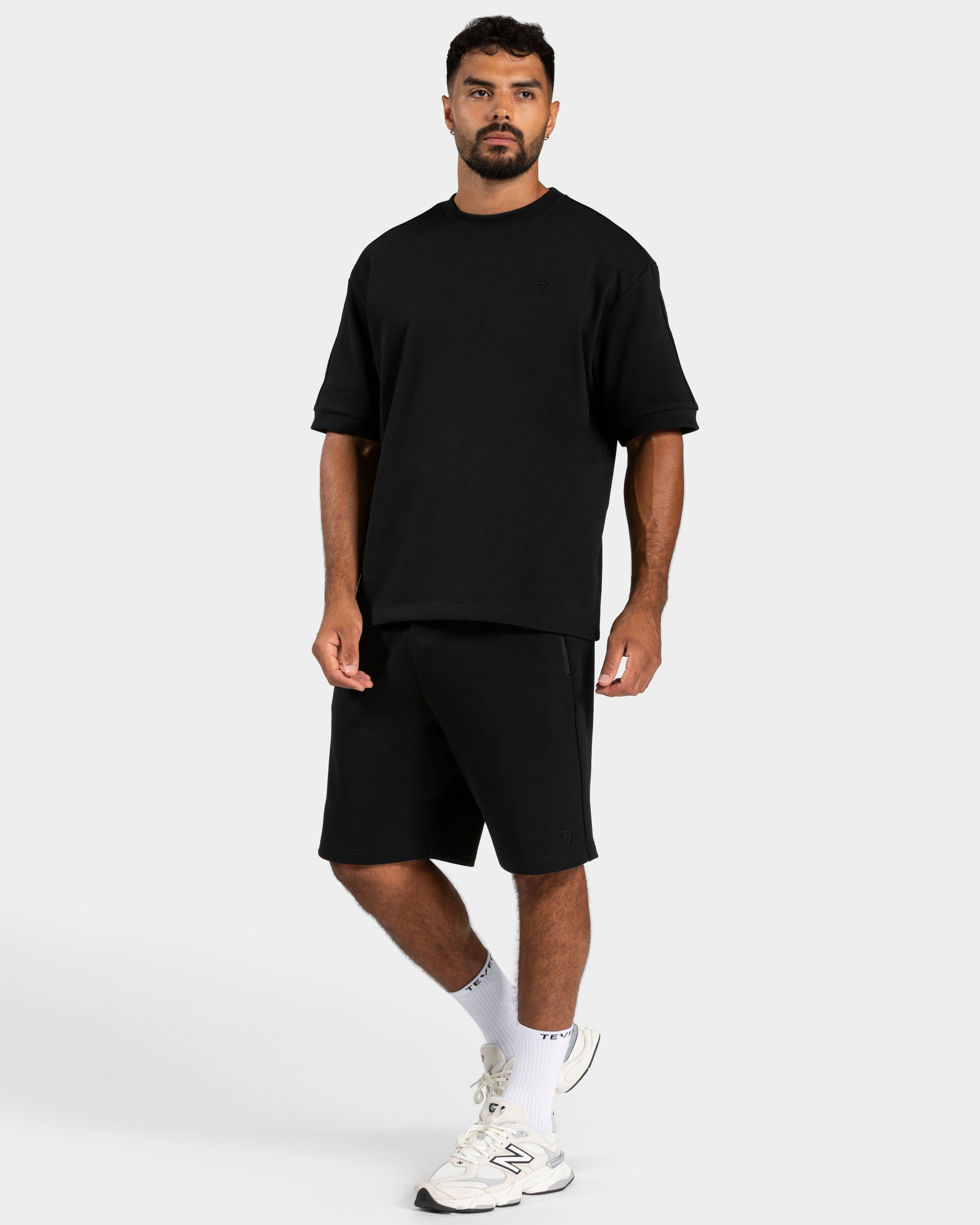 Contrastline Oversized T-Shirt "Schwarz"