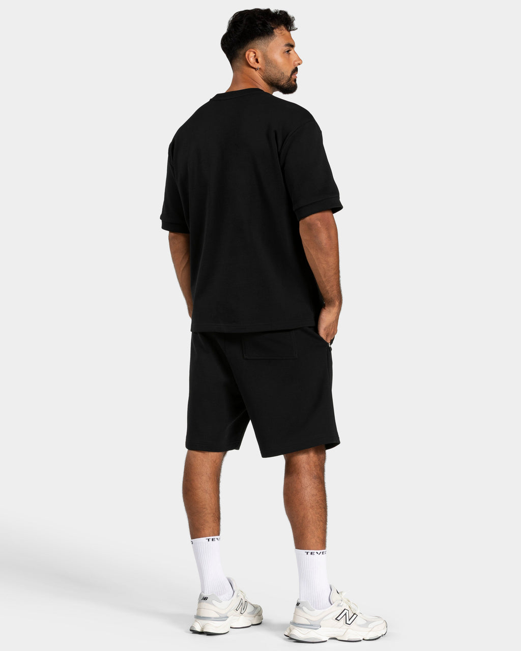Contrastline Oversized T-Shirt "Schwarz"