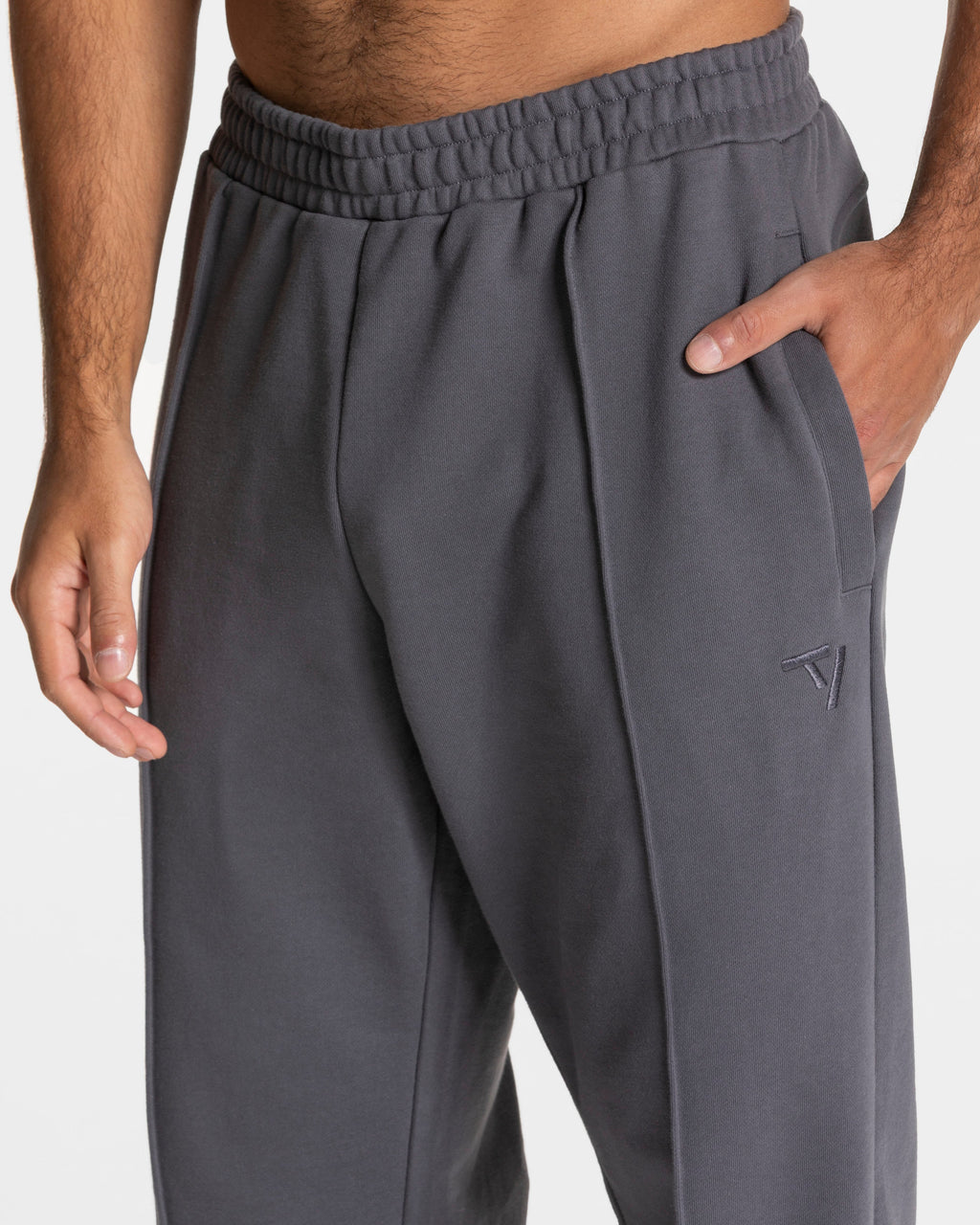 Contrastline Straight Leg Jogger "Graphit"