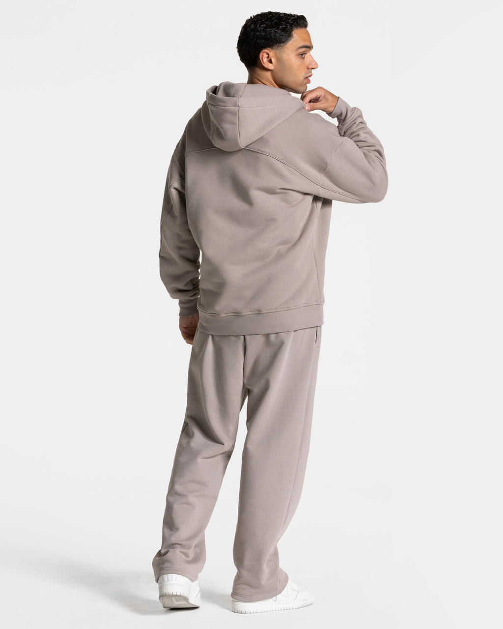 Contrastline Zip Jacke "Stone"