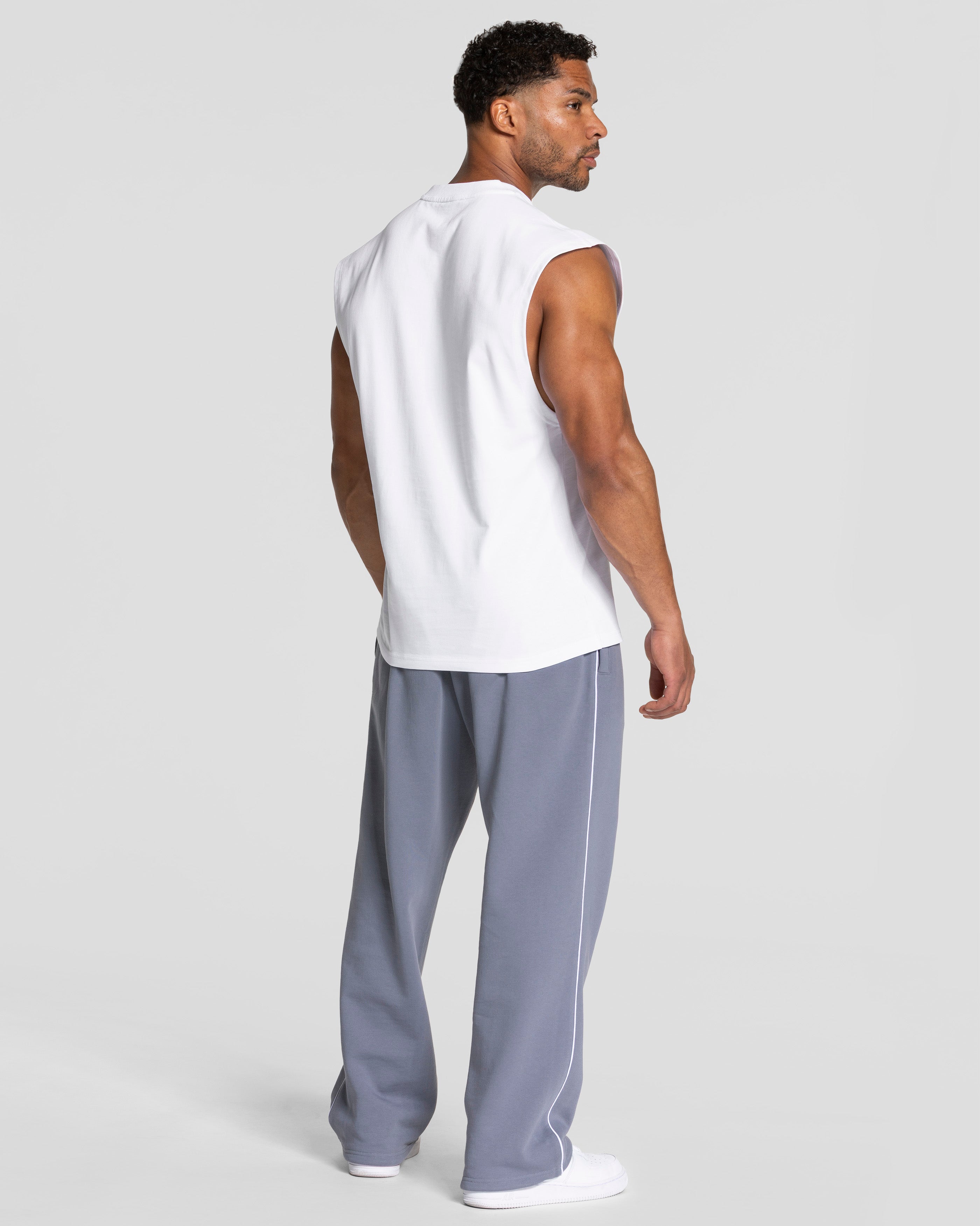 Contrastline Oversized Tank "Weiß"