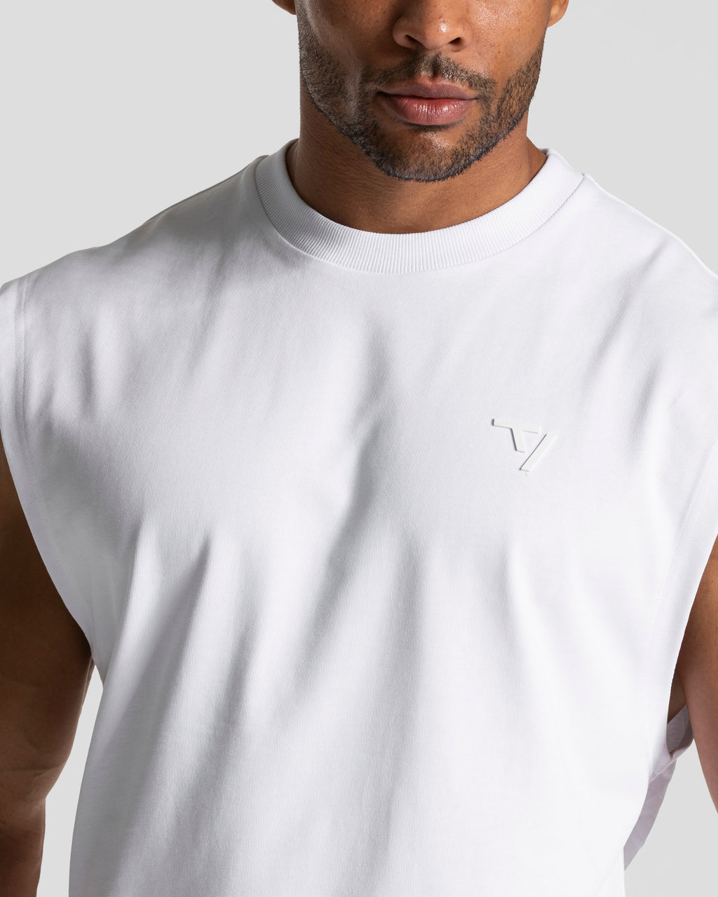 Contrastline Oversized Tank "Weiß"