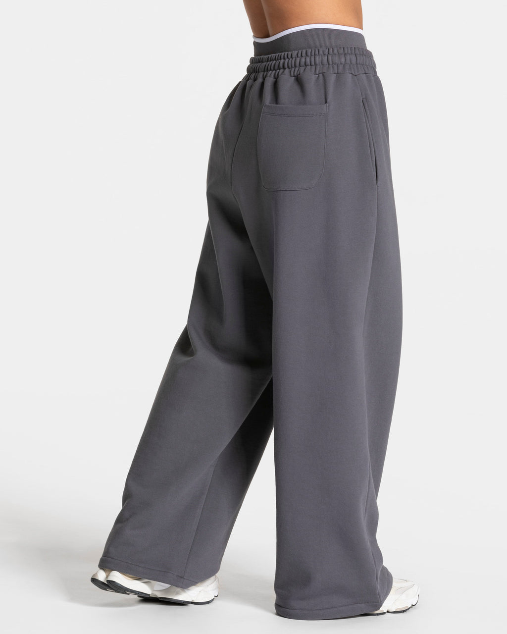 Contrastline Wide Leg Jogger  "Graphit"