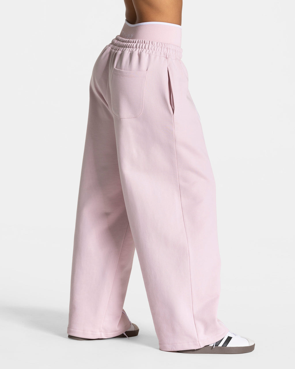 Contrastline Wide Leg Jogger  "Rosa"