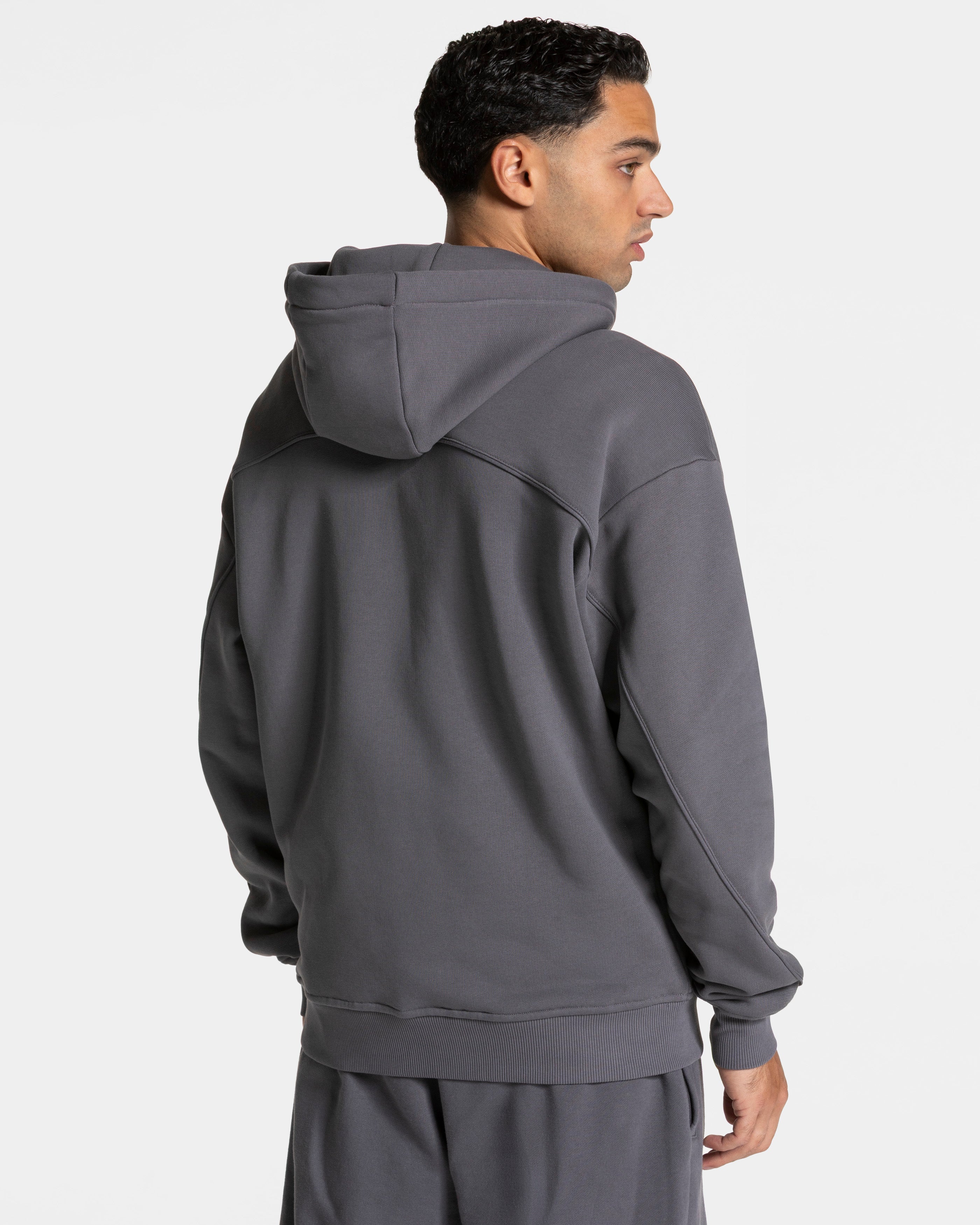 Contrastline Zip Jacke "Graphit"