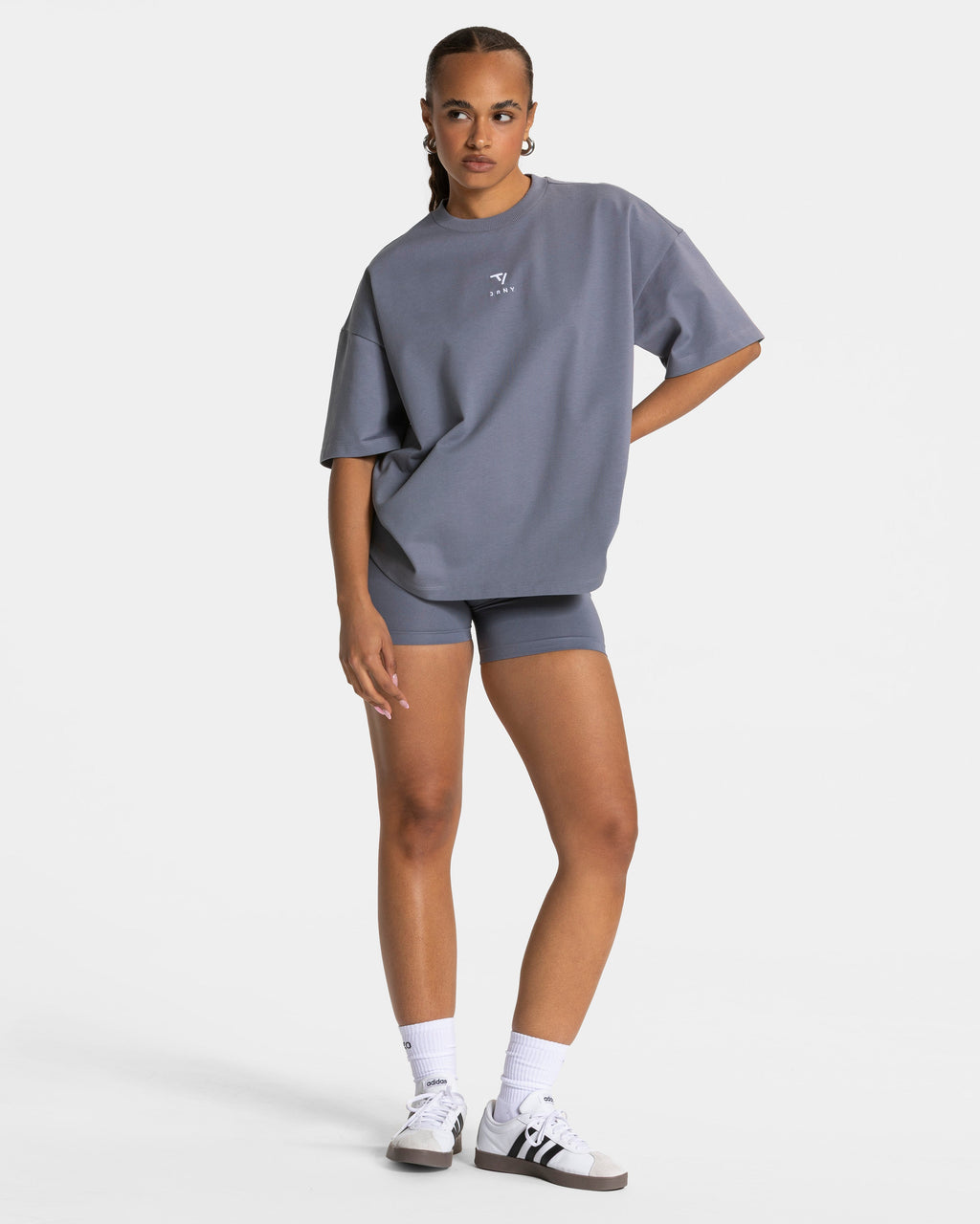 Journey Oversized T-Shirt "Eisgrau"