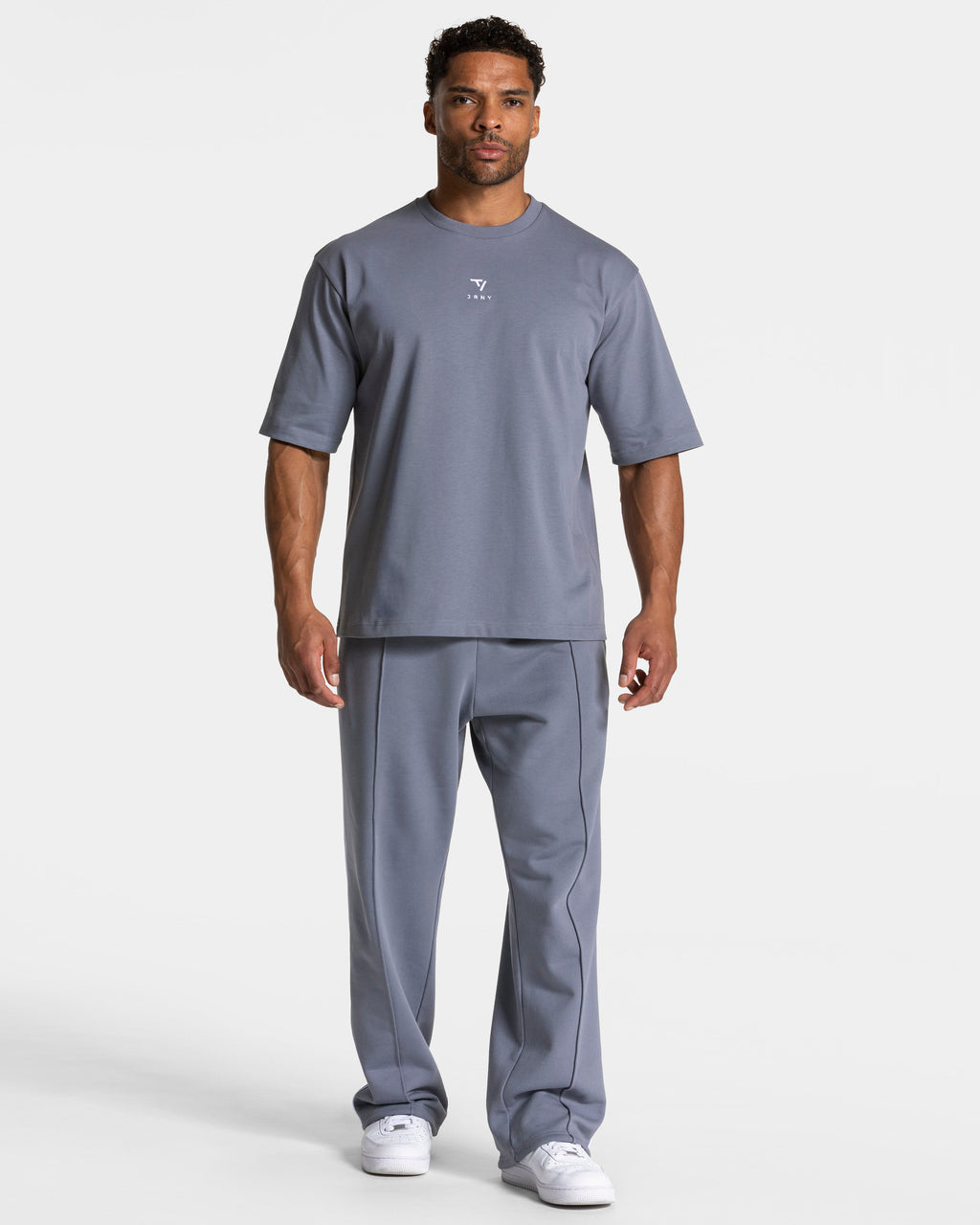 Journey Oversized T-Shirt "Eisgrau"