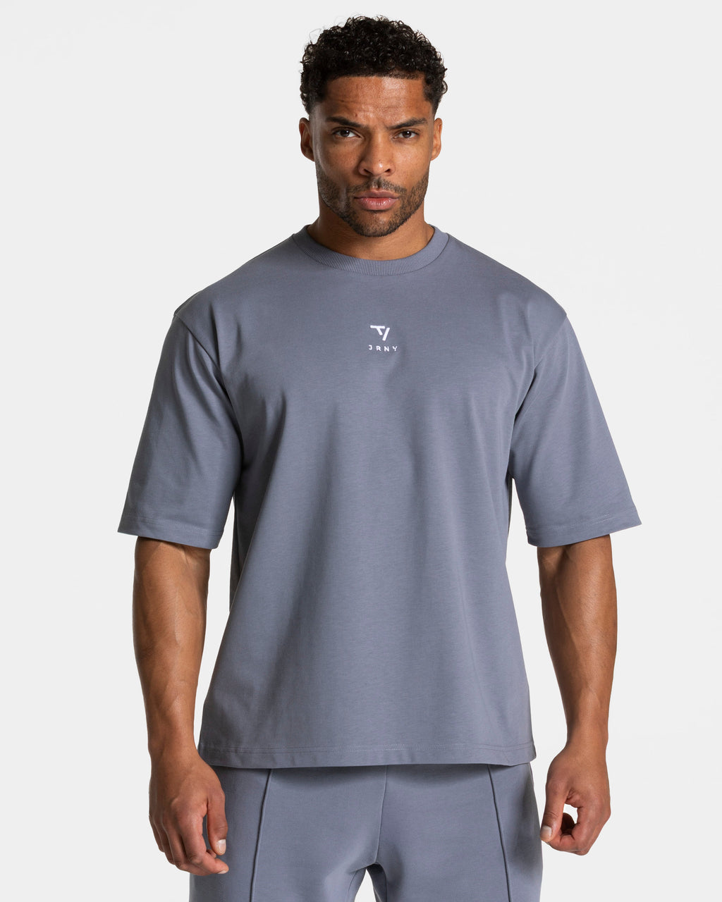 Journey Oversized T-Shirt "Eisgrau"