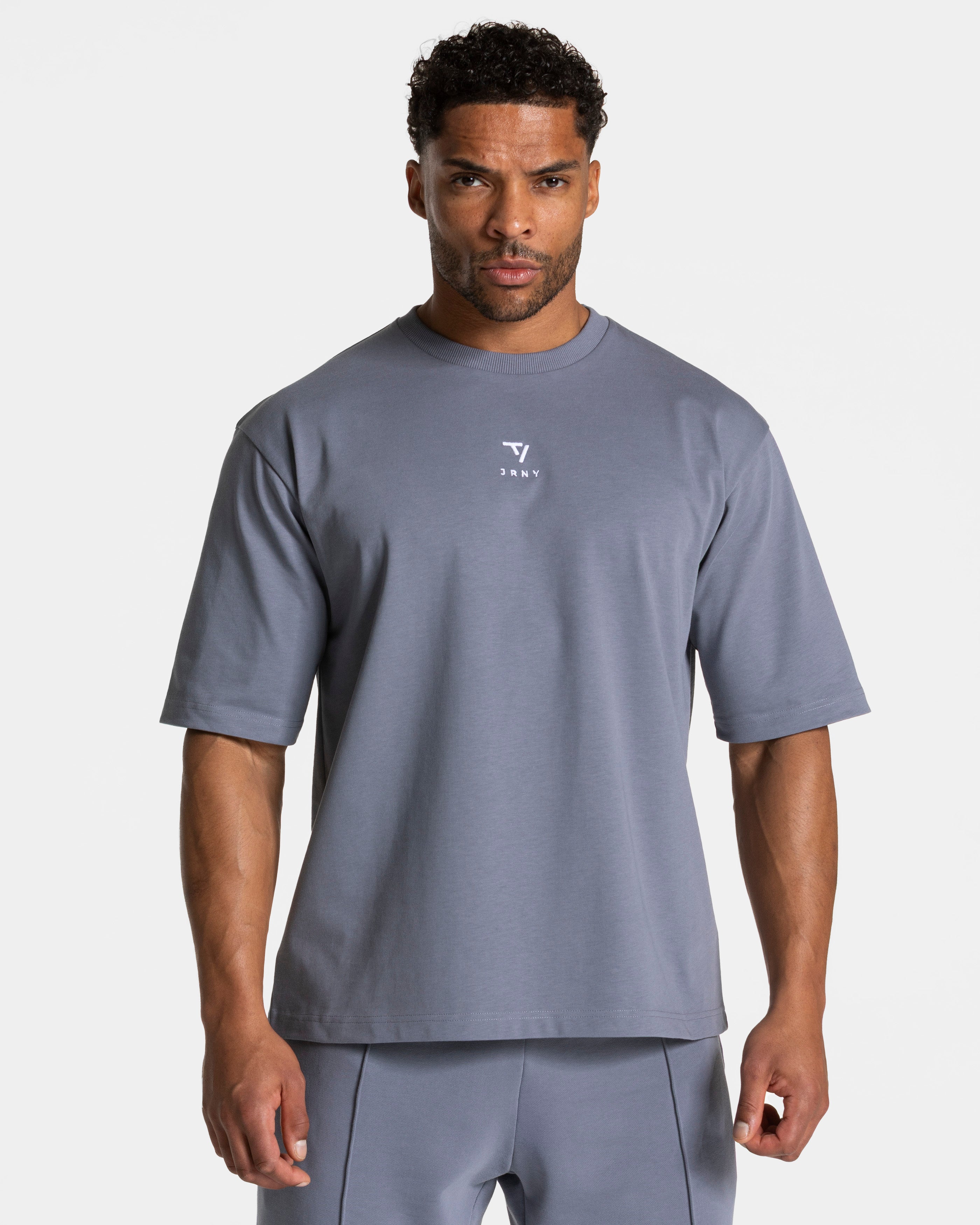 Journey Oversized T-Shirt "Eisgrau"