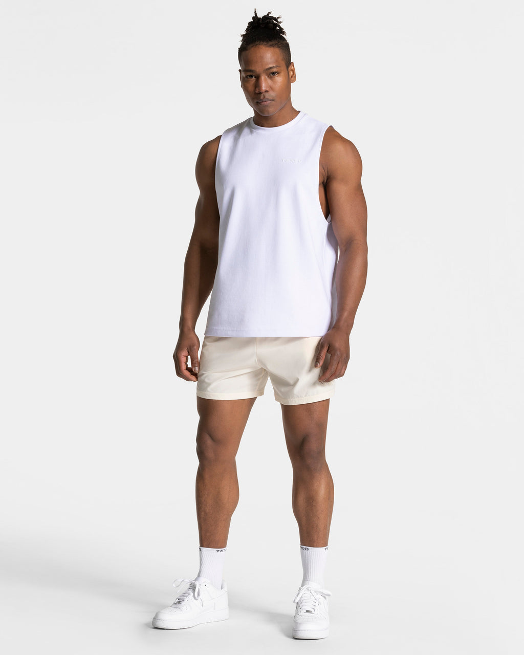 Pace Shorts 5 Inch "Off White"