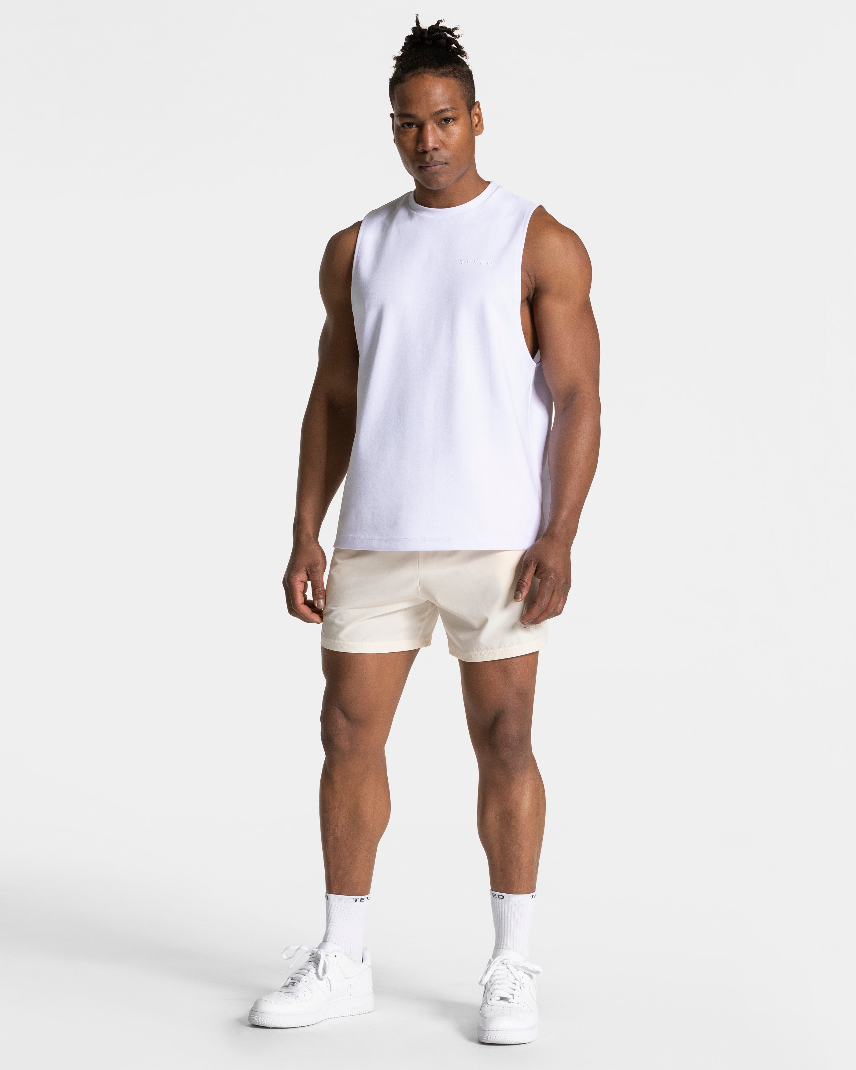 Pace Shorts 5 Inch "Off White"