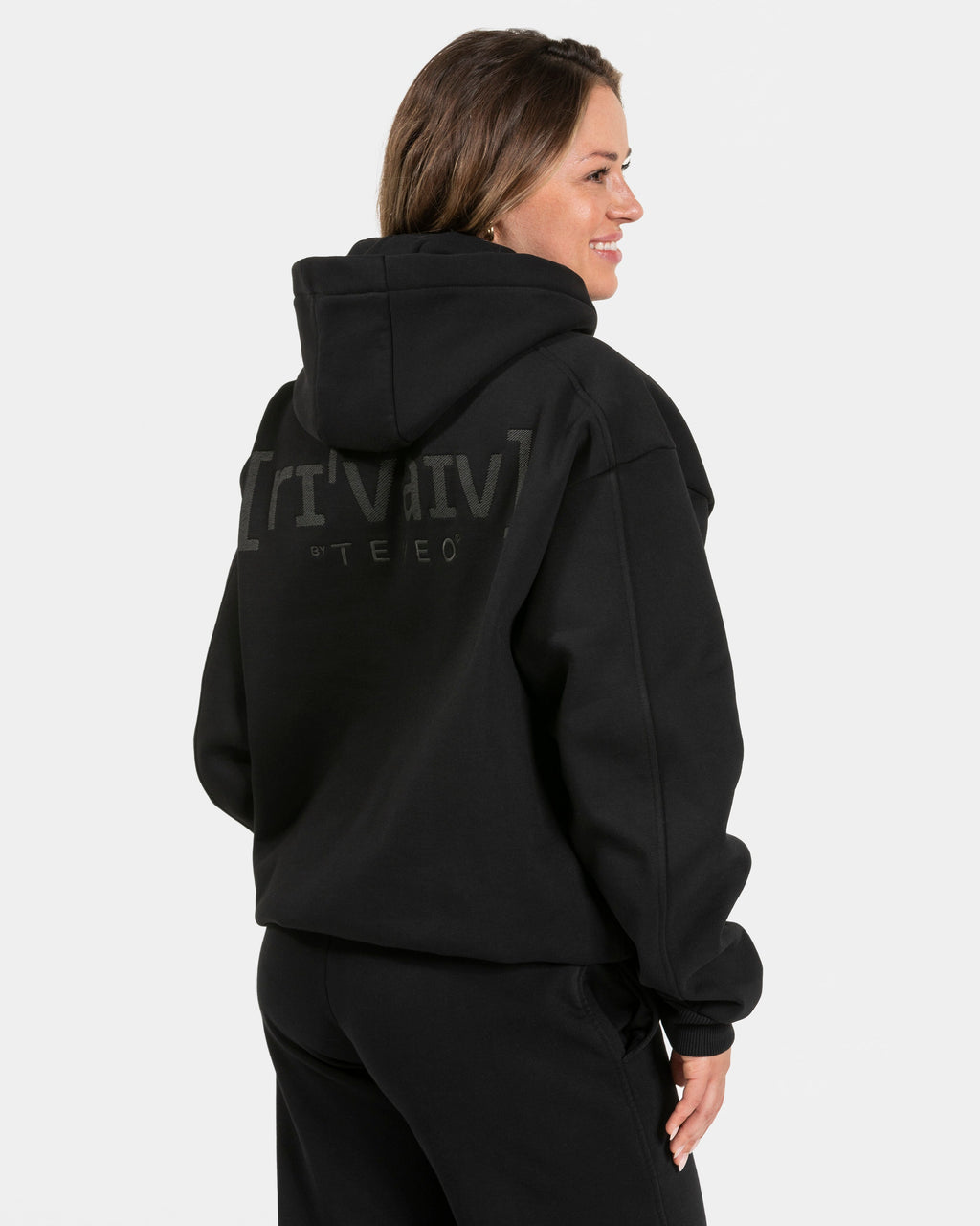 RI’VAIV Oversized Hoodie "Schwarz"