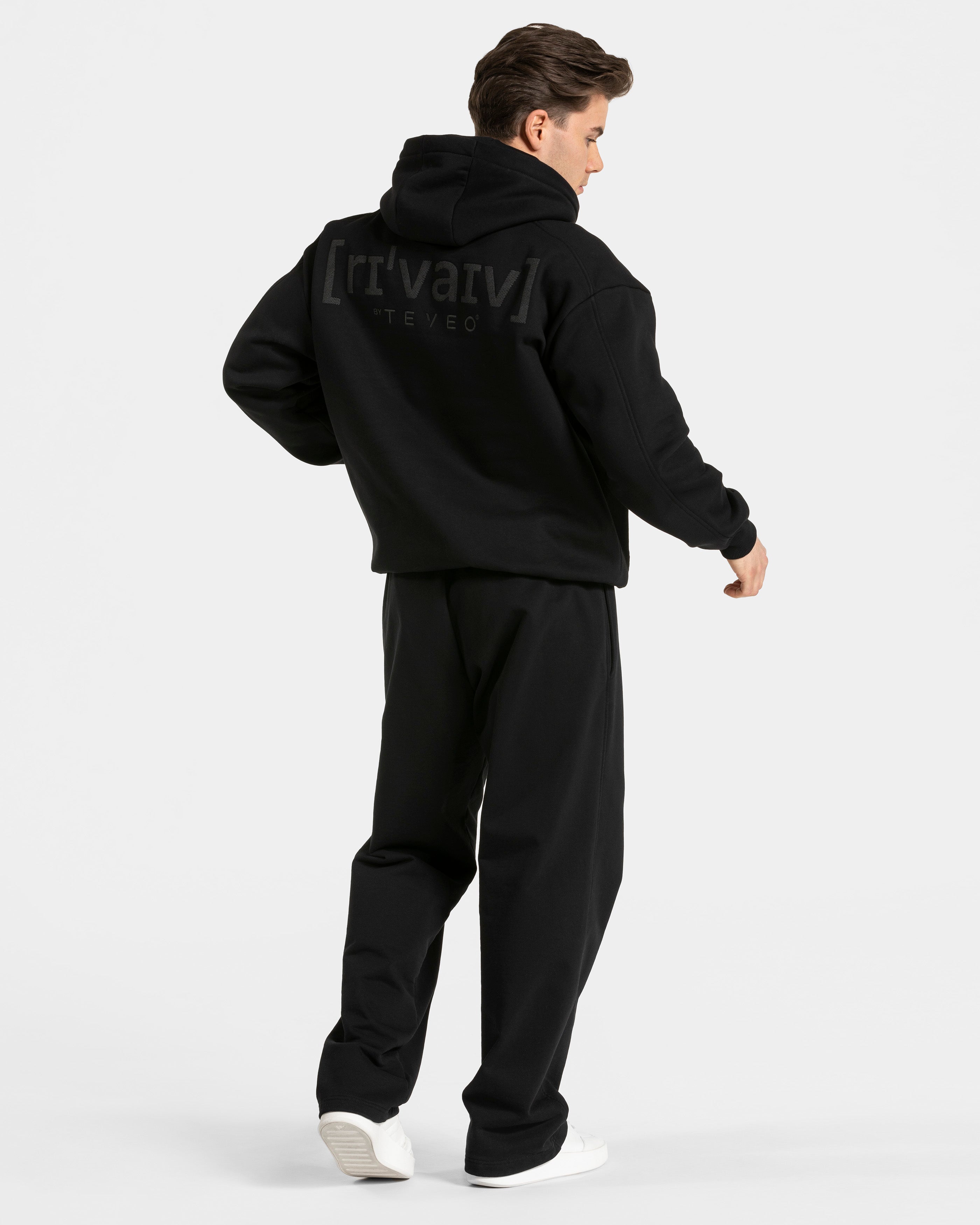 RI’VAIV Oversized Hoodie "Schwarz"