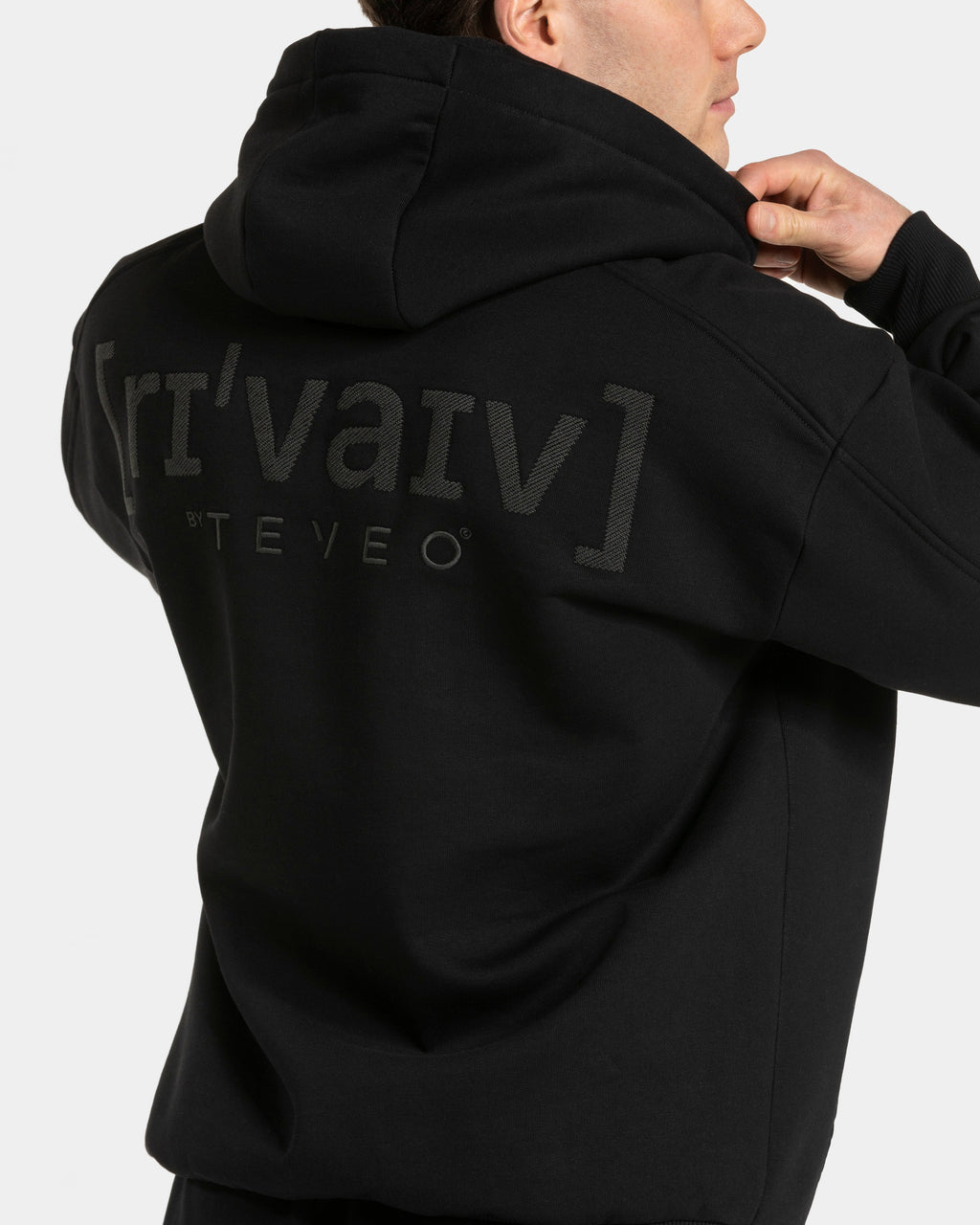 RI’VAIV Oversized Hoodie "Schwarz"