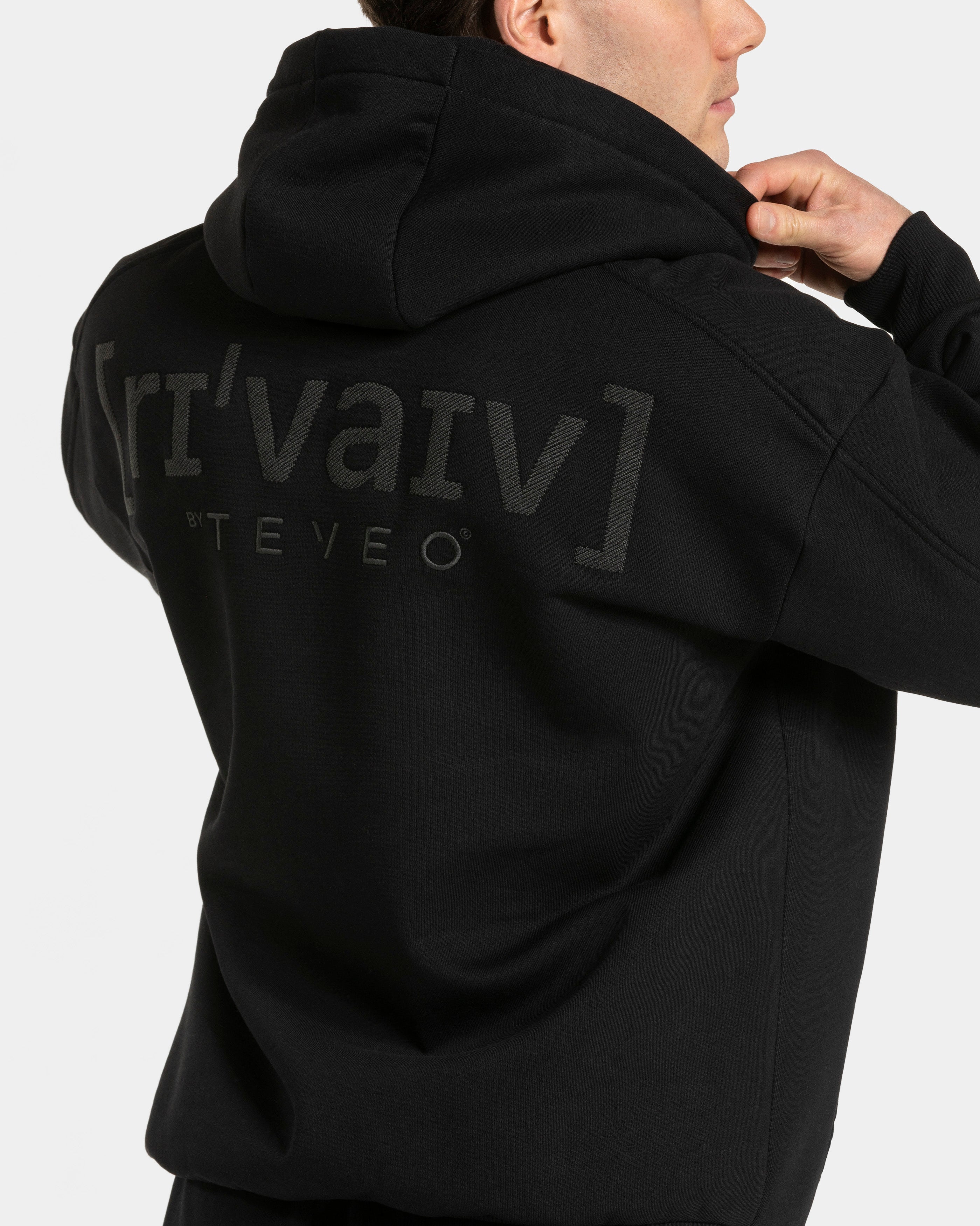 RI’VAIV Oversized Hoodie "Schwarz"
