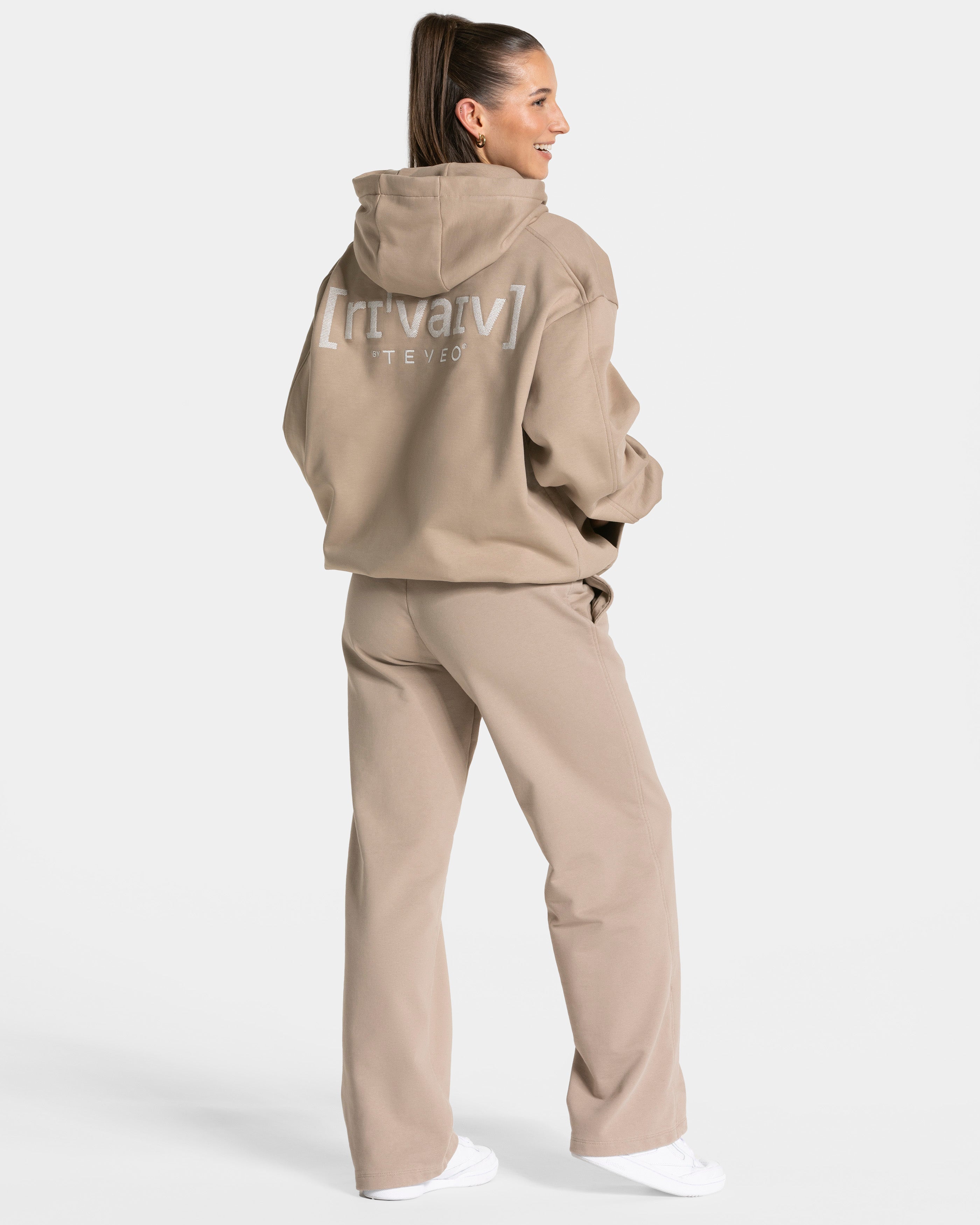 RI’VAIV Oversized Hoodie "Taupe"