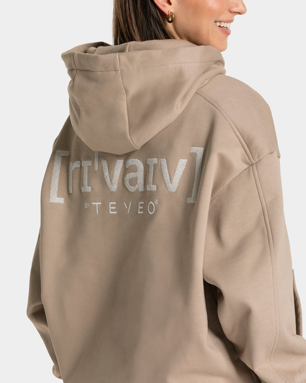 RI’VAIV Oversized Hoodie "Taupe"