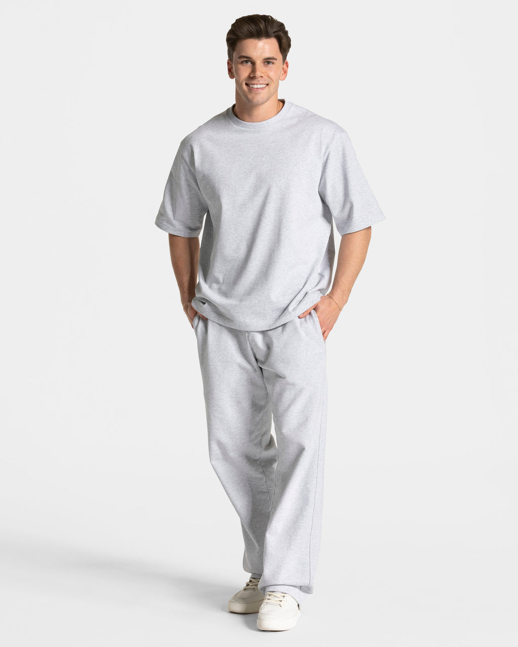 RI’VAIV Oversized T-Shirt "Hellgrau"