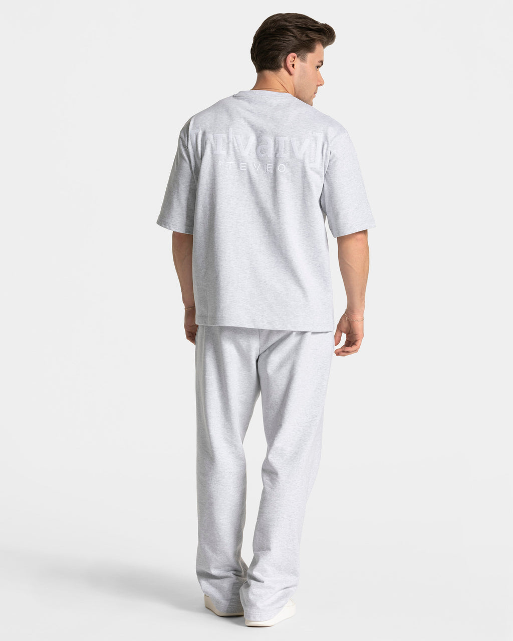 RI’VAIV Oversized T-Shirt "Hellgrau"